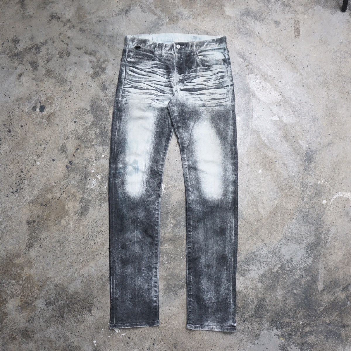 Roen x LHP mastermind smoke fading jeans