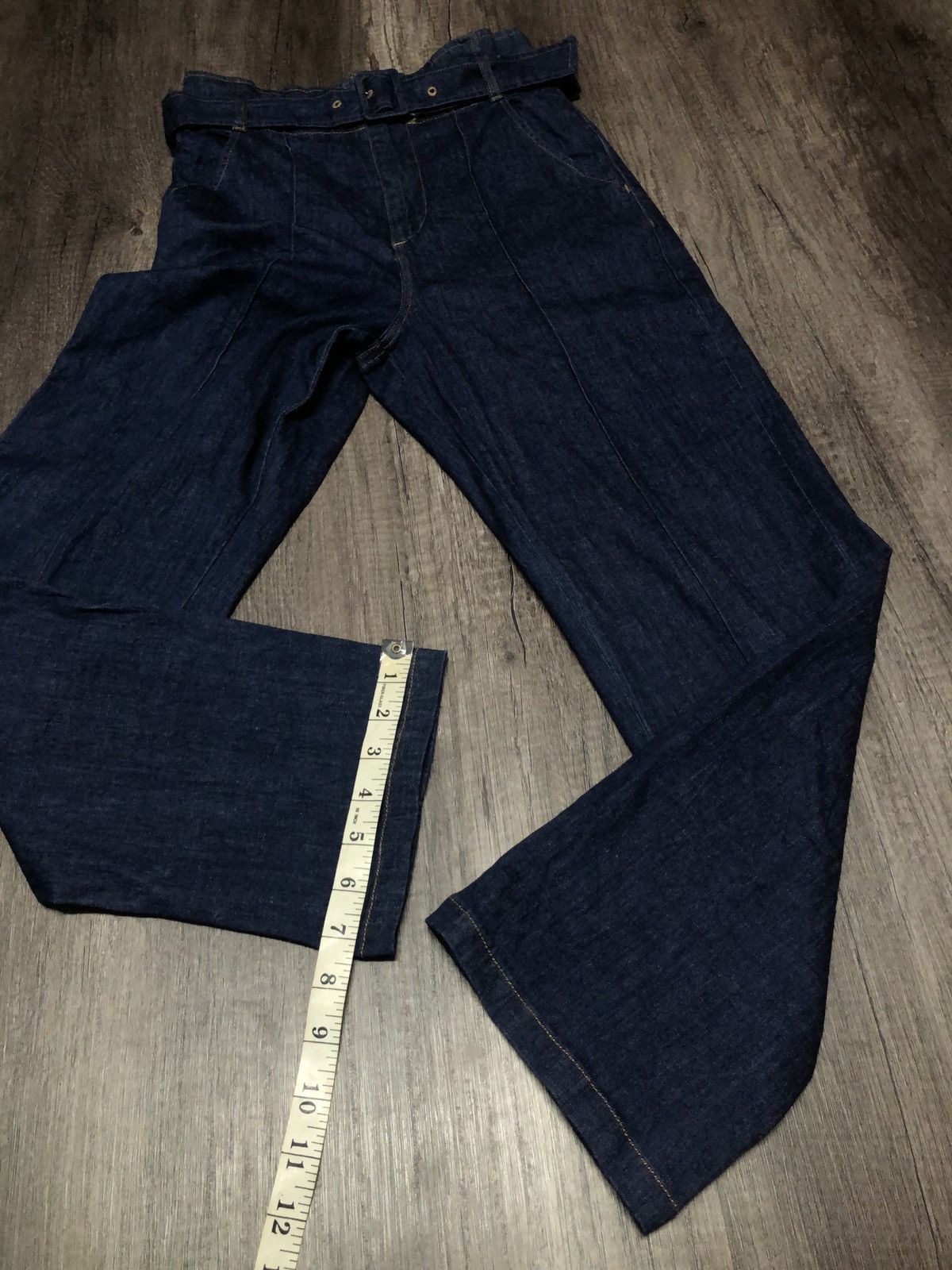 Designer × Japanese Brand Japanese Brand Feroux Onward Kashiyama Co Jeans With Belt Size 28" / US 6 / IT 42 - 6 Thumbnail