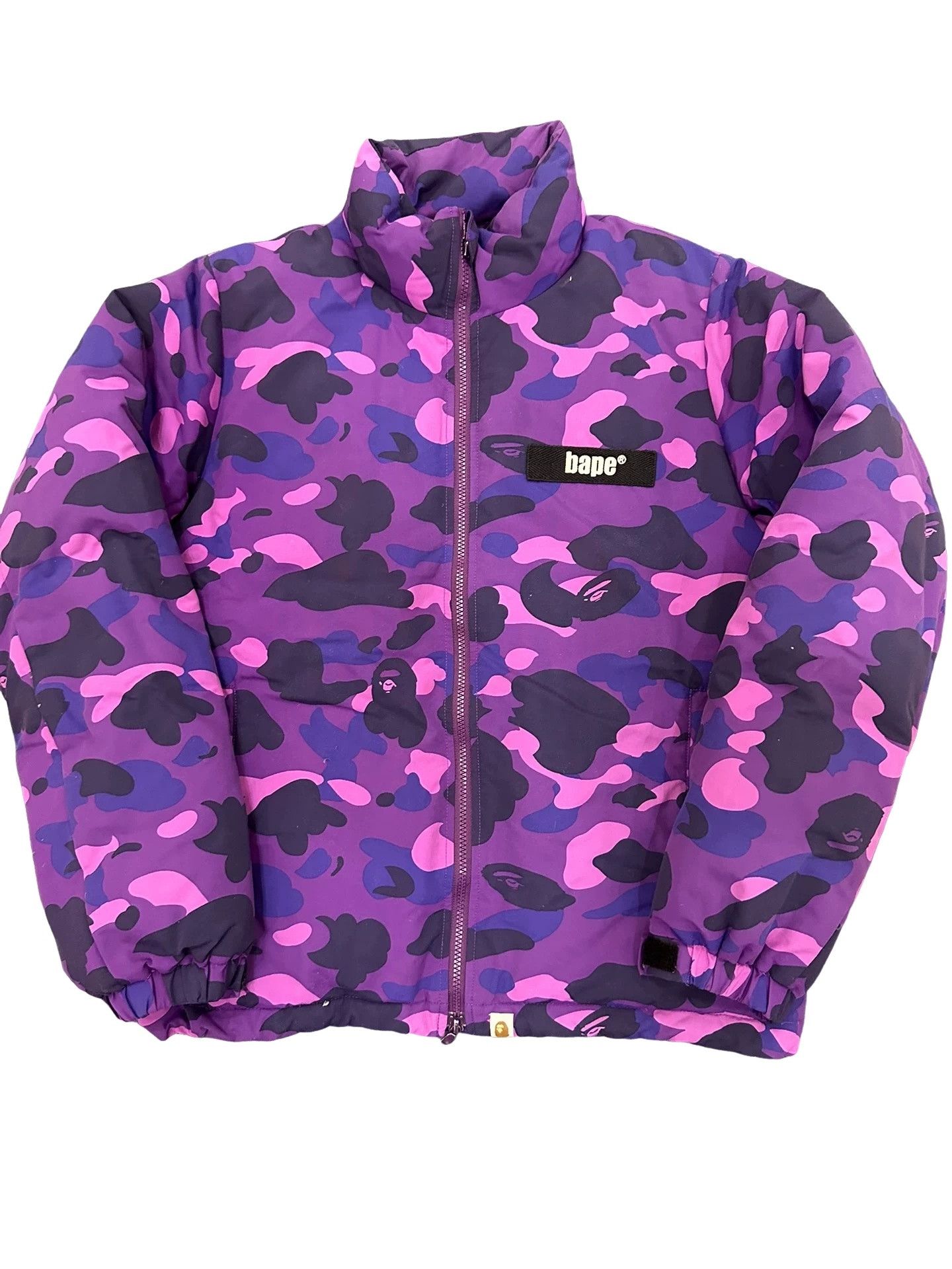 Bape BAPE Purple Camo Puffer Jacket Size L Size US L / EU 52-54 / 3 - 1 Thumbnail