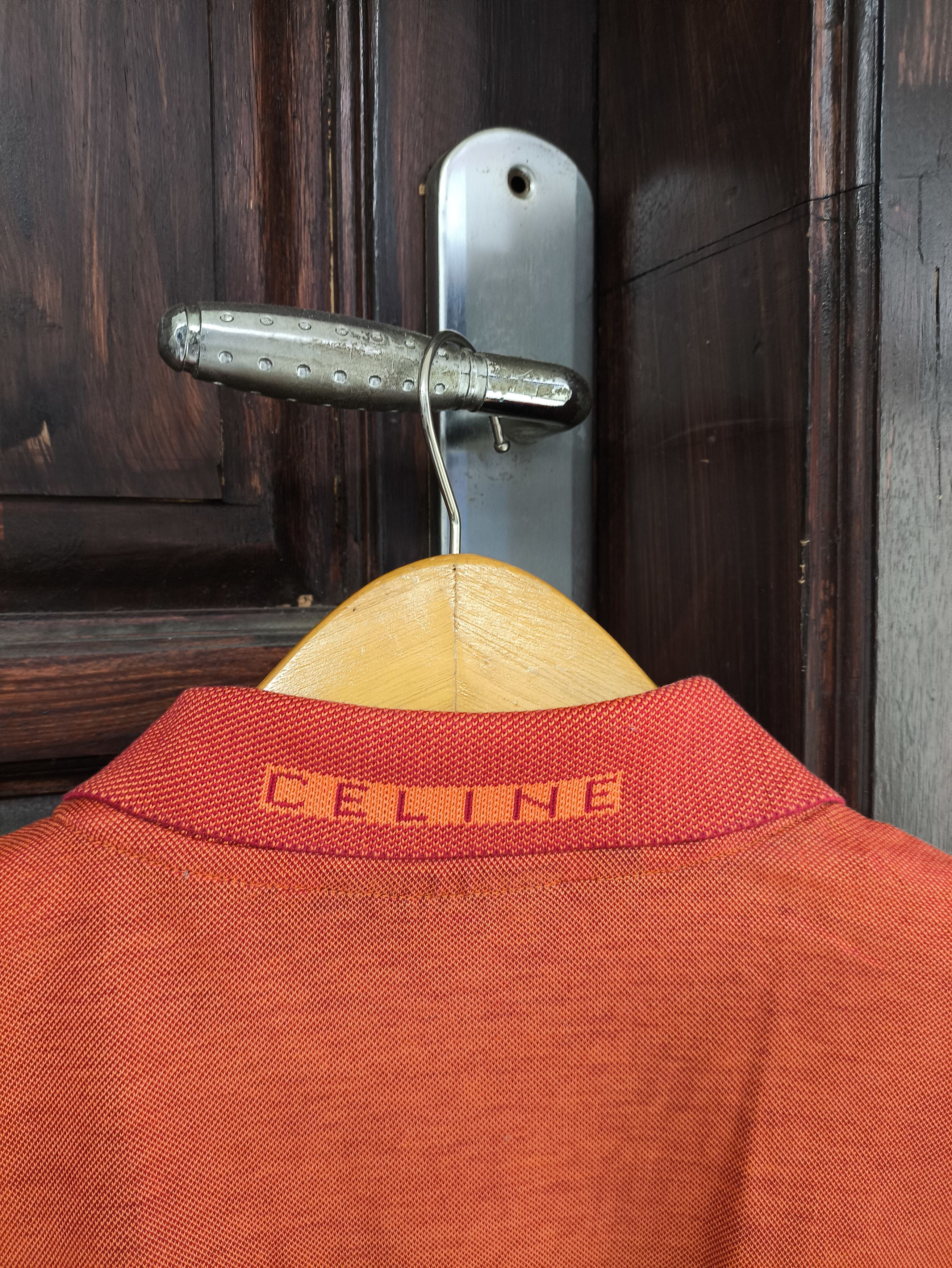 Celine Vtg CELINE homme polo shirt logo Size US M / EU 48-50 / 2 - 4 Thumbnail