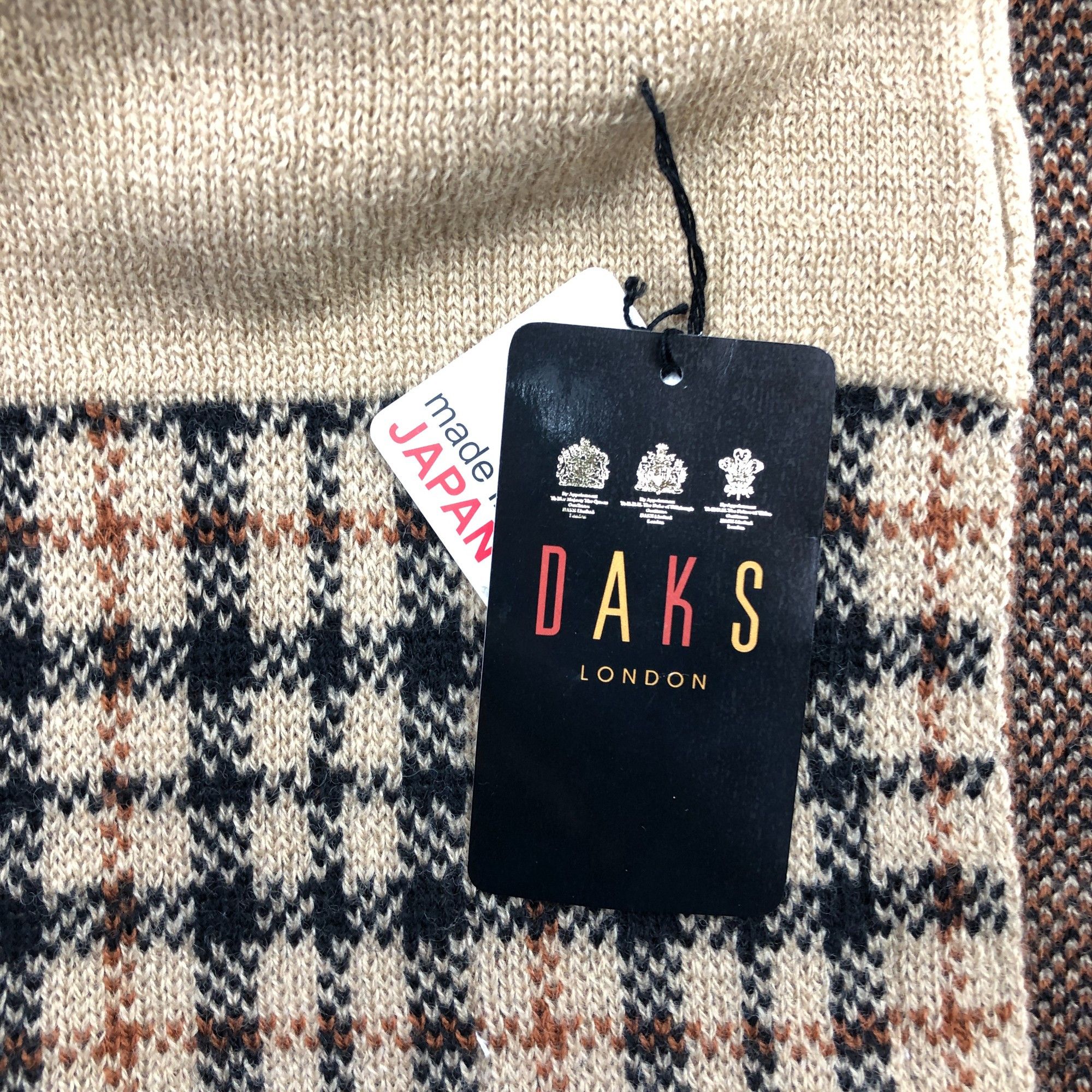 DAKS NWT Vintage Daks London Scarf Muffler Wool Knit Neck Scarves Size ONE SIZE - 7 Thumbnail