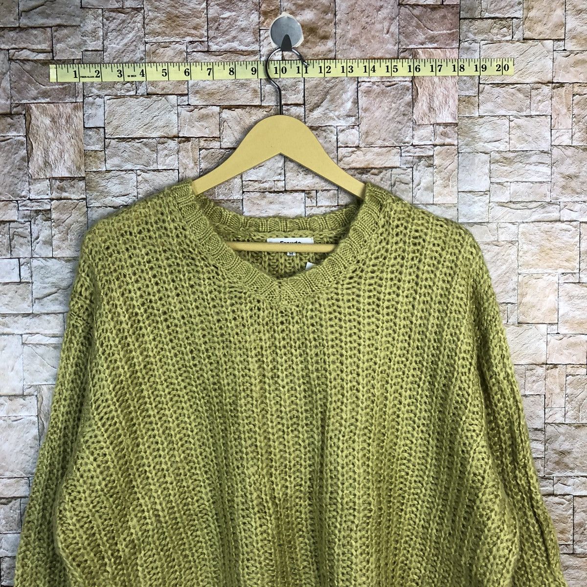 Vintage Freude streetwear Green Knitwear #A478 Size US M / EU 48-50 / 2 - 2 Thumbnail