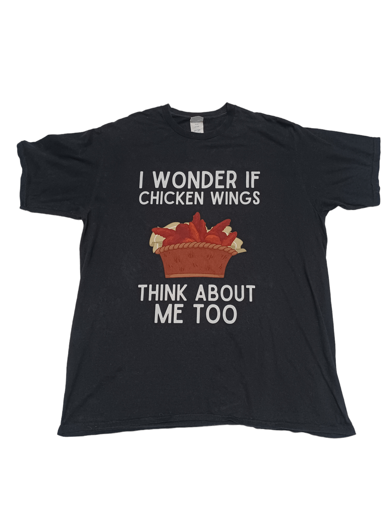 Port & Company KFC STYLE CHICKEN WINGS JOKE BIGLOGO CRAZY HUMOR TEE Size US XL / EU 56 / 4 - 1 Thumbnail
