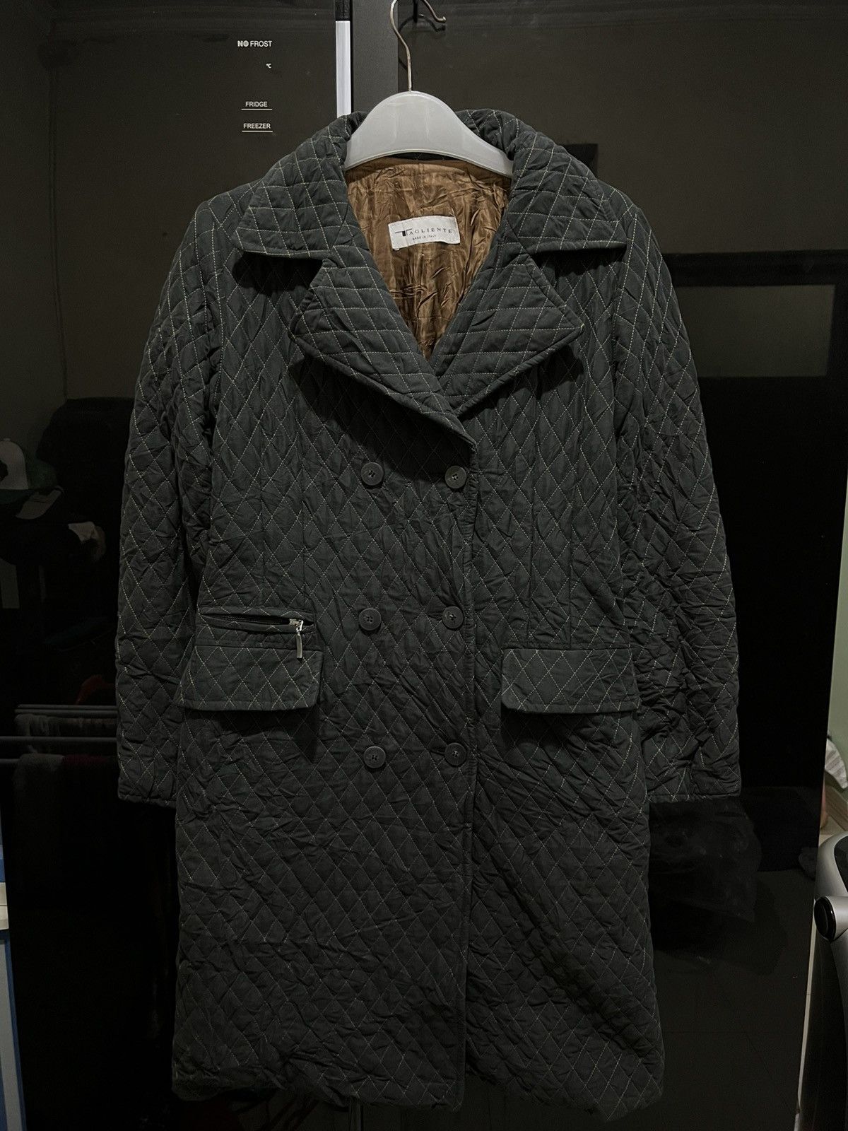 Vintage Vintage Tagliente Italy Button Up Quilted Jacket Size M / US 6-8 / IT 42-44 - 2 Thumbnail