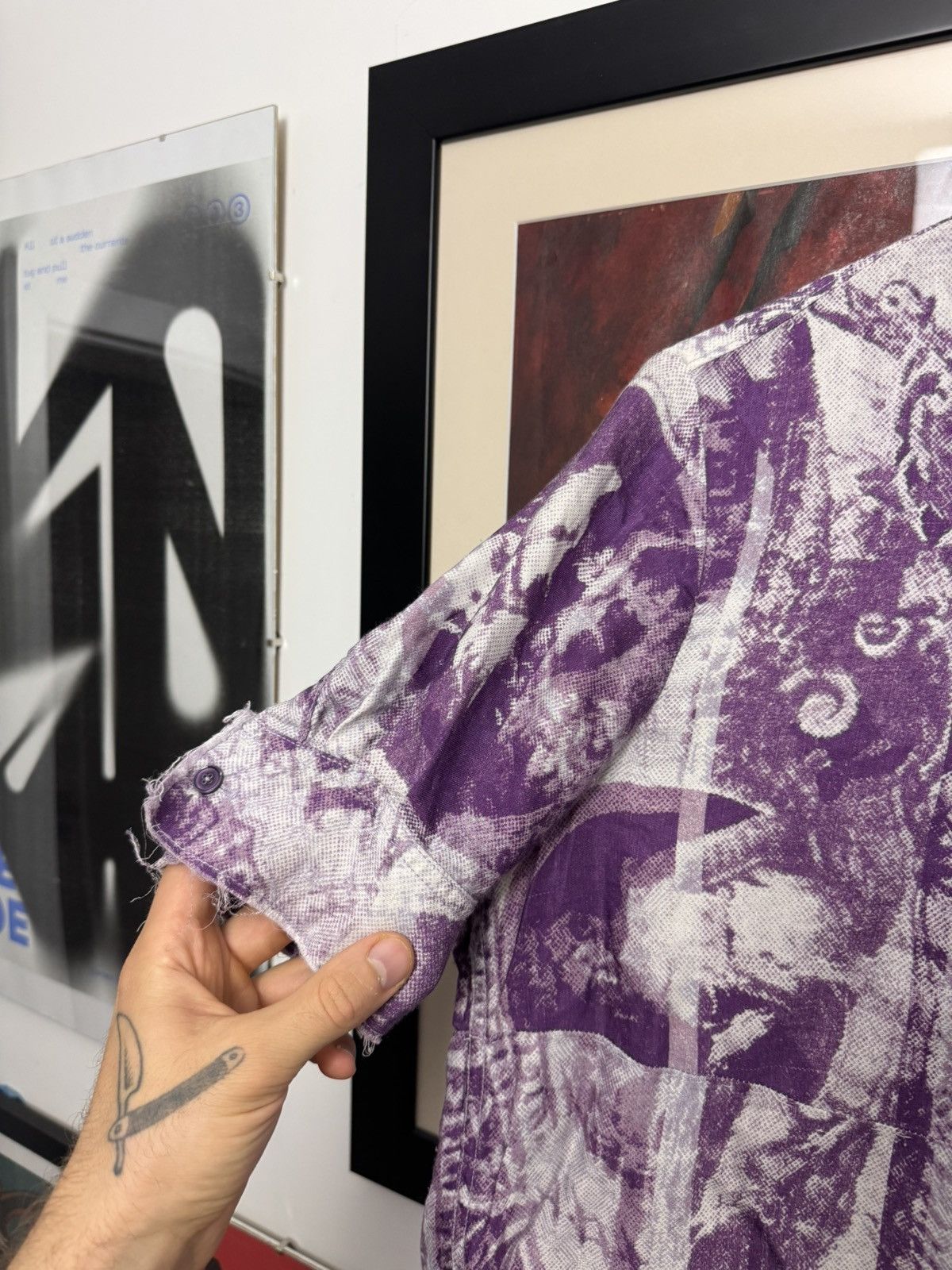 Acne Studios Acne Studios Currency Money Print Vintage Shirt Streetwear Size US M / EU 48-50 / 2 - 4 Thumbnail