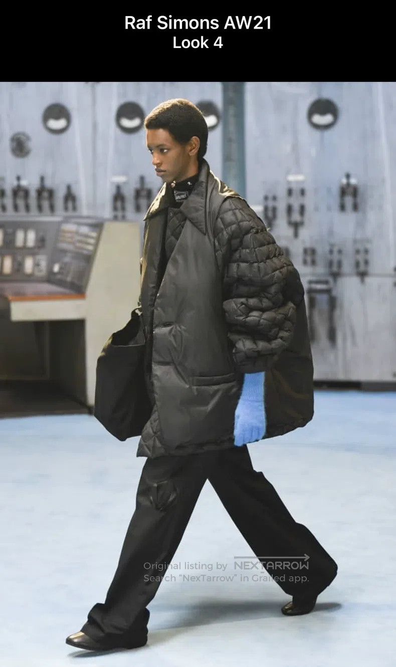 Raf Simons Raf Simons Down vest black outer match Size US S / EU 44-46 / 1 - 8 Thumbnail