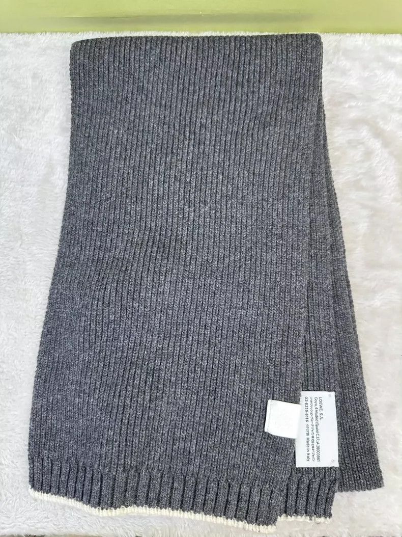 Loewe LOEWE Gray wool scarf Size ONE SIZE - 2 Thumbnail