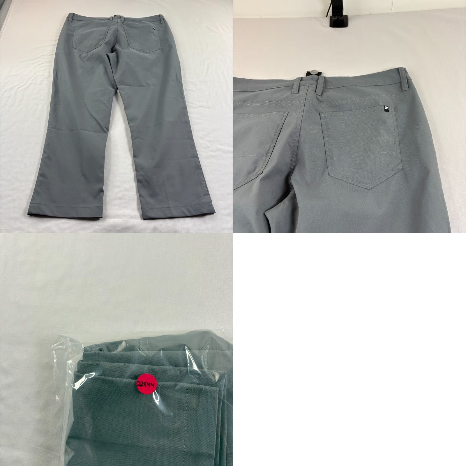 TravisMathew VINTAGE Travis Mathew Pants Mens 36x26 Gray Chino Golf Performance Tech Stretch Size US 36 / EU 52 - 8 Thumbnail