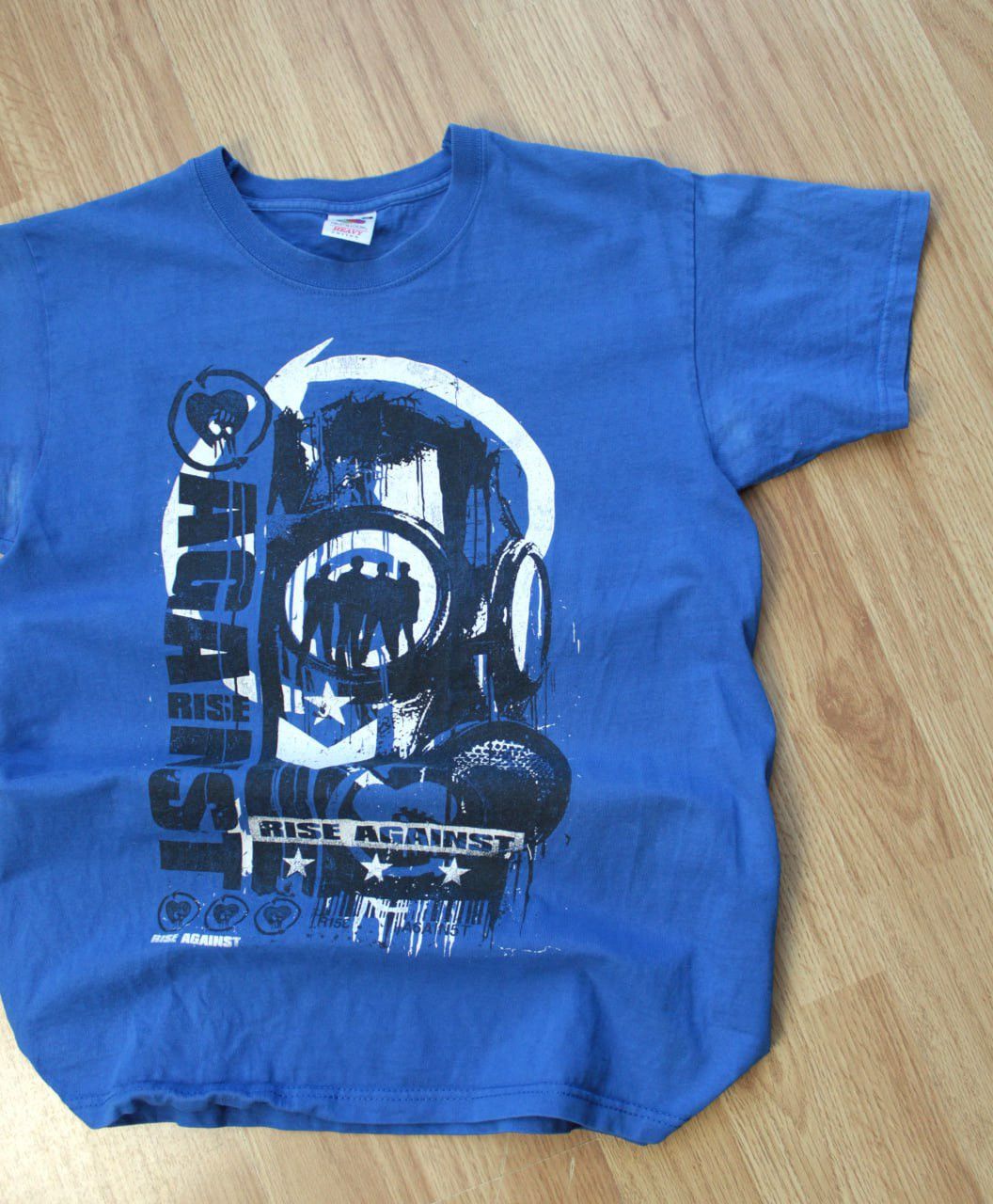 Band Tees 🔥 Rise Against Punk Rock Band Tee Shirt Vintage Blue Size US M / EU 48-50 / 2 - 2 Thumbnail