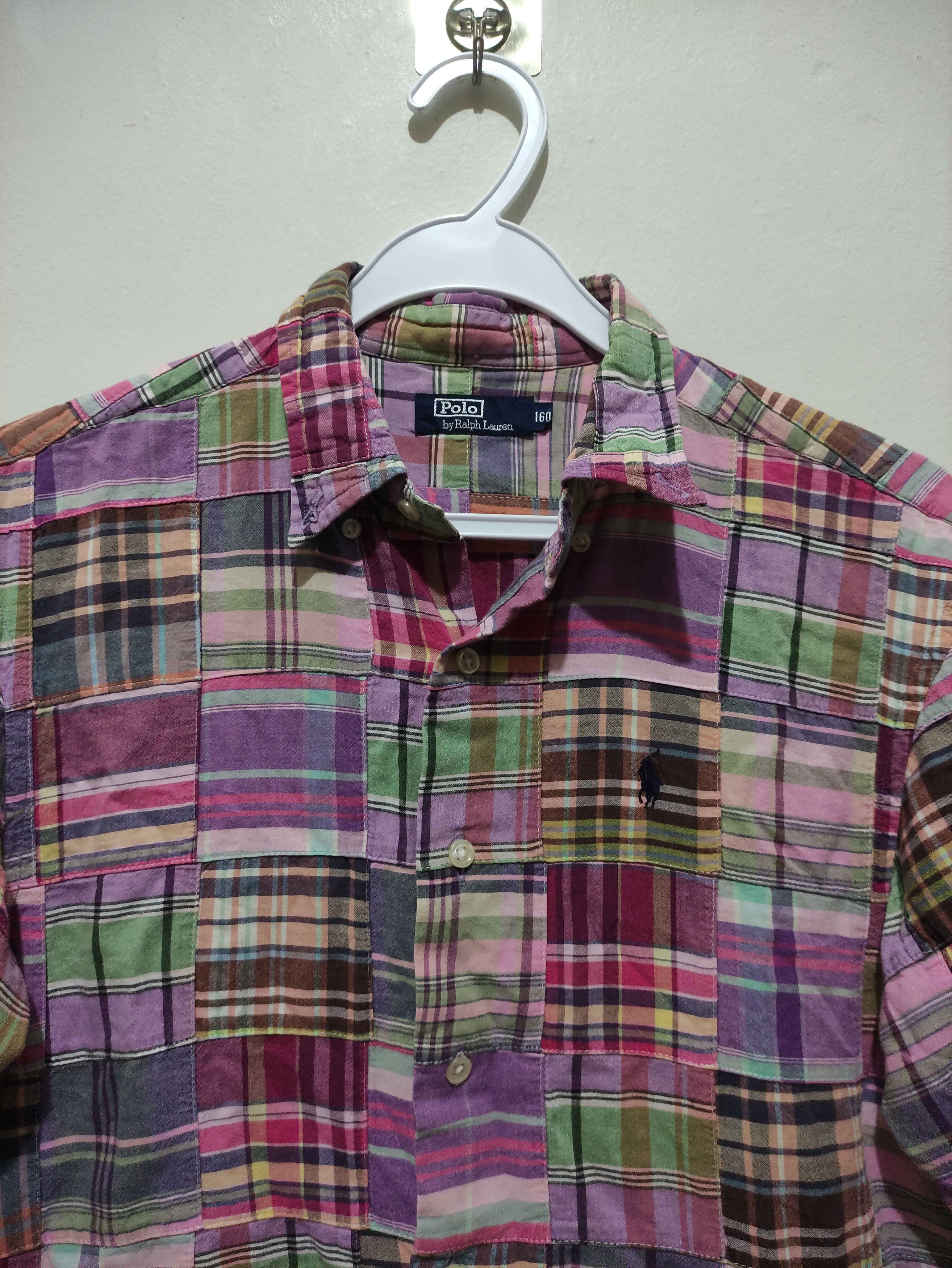 Polo Ralph Lauren Vintage 90s Polo Ralph Lauren Blaire Patchwork Shirt Size US M / EU 48-50 / 2 - 8 Thumbnail