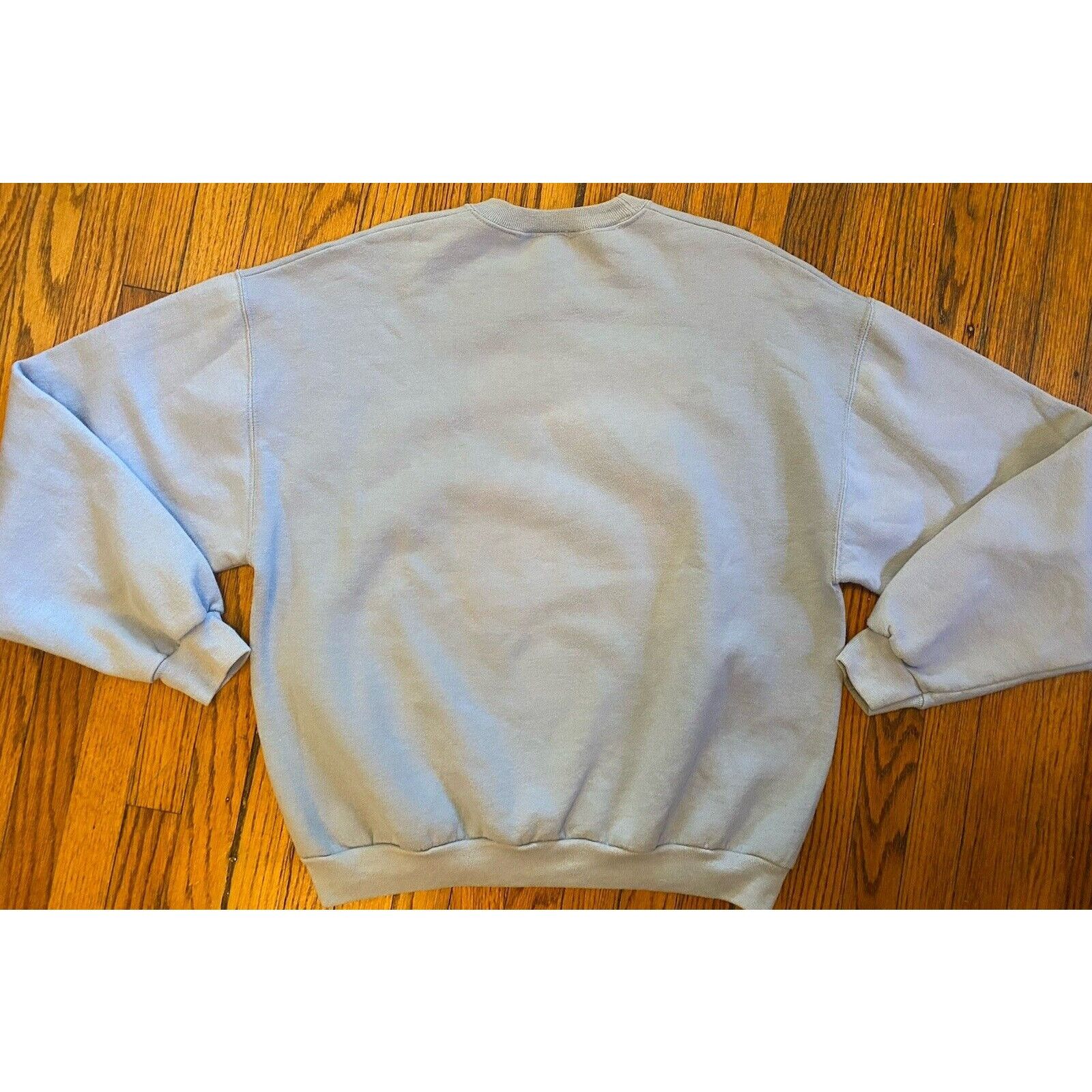 Jerzees Vintage Jerzees Sweatshirt Winter Snowman Blue Women’s Large Size L / US 10 / IT 46 - 4 Thumbnail