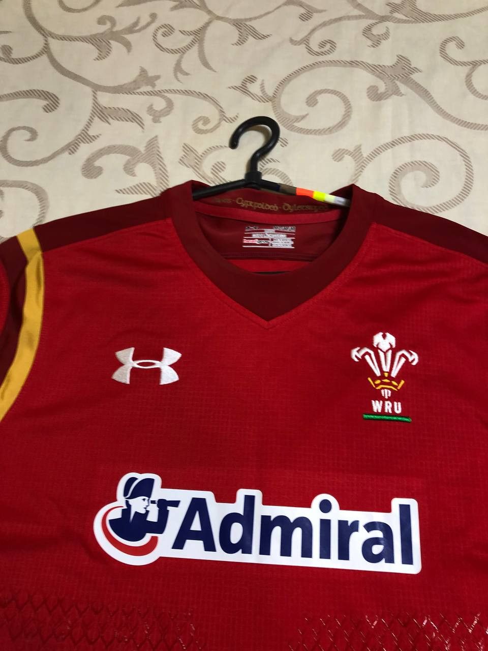 Under Armour Wales WRU Under Armour HeatGear Admiral Rugby Jersey Men's Size US M / EU 48-50 / 2 - 7 Thumbnail