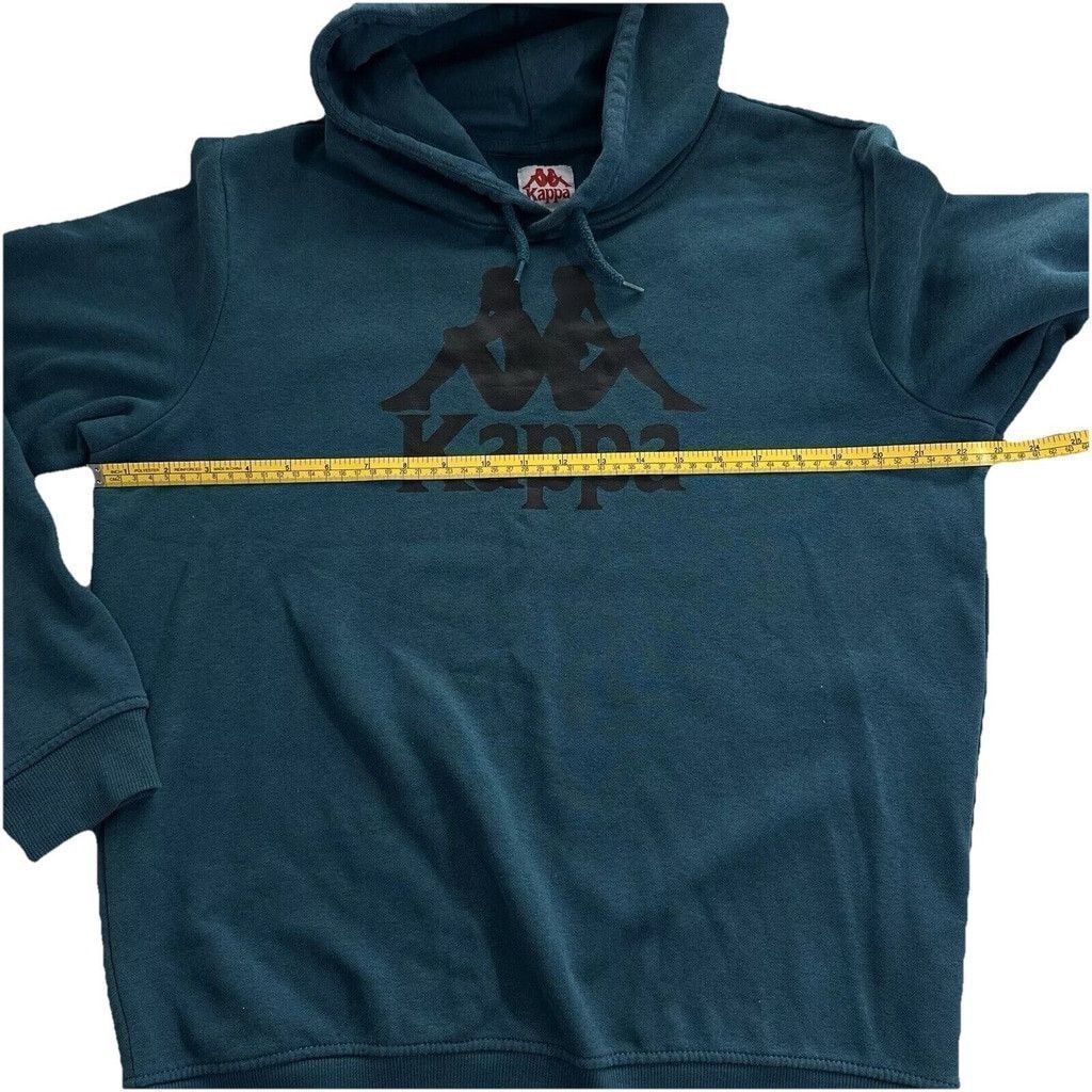 Kappa Vintage Kappa Green Logo Graphic Hoodie Large Long Sleeve Size US L / EU 52-54 / 3 - 5 Thumbnail