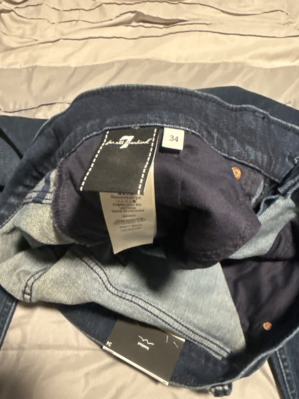 Seven 7 Seven Bootcut “Brett” Dark Wash Size US 34 / EU 50 - 5 Thumbnail