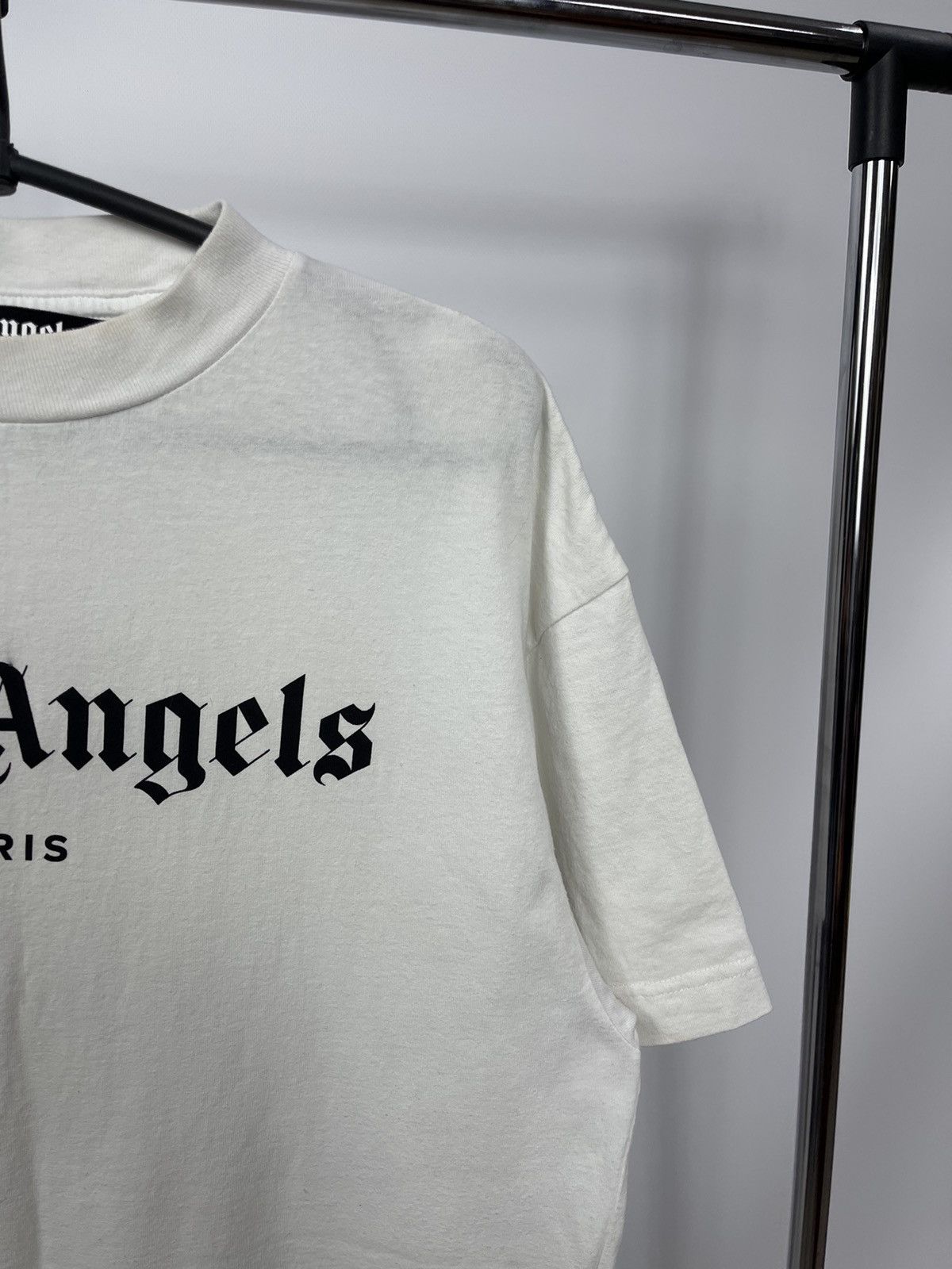 Palm Angels Palm Angels Paris Spray Logo Men’s Size M T-Shirt Portugal Size US M / EU 48-50 / 2 - 2 Thumbnail