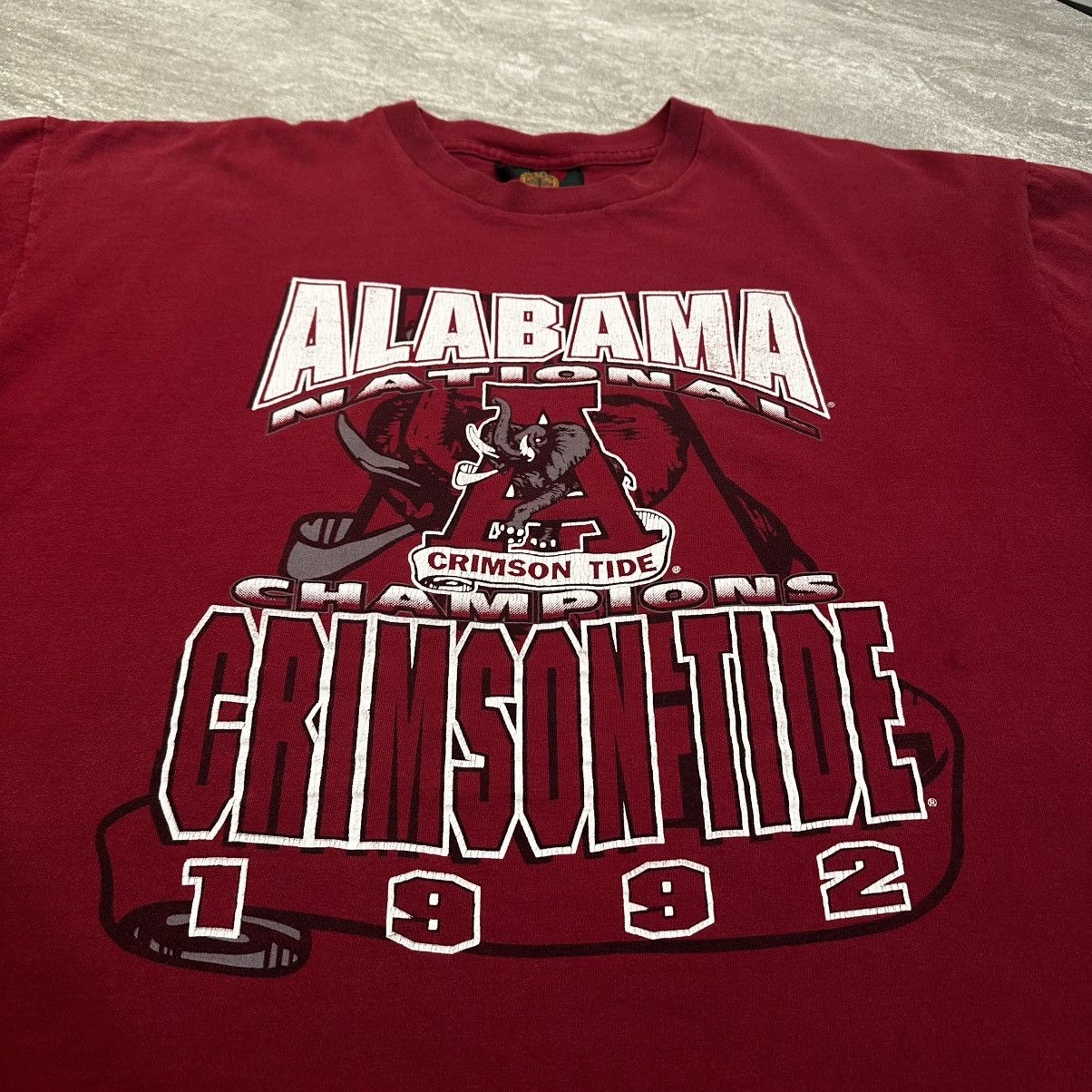 Vintage Vintage 90s 1992 Alabama Football National Champions Shirt Size US XL / EU 56 / 4 - 2 Thumbnail