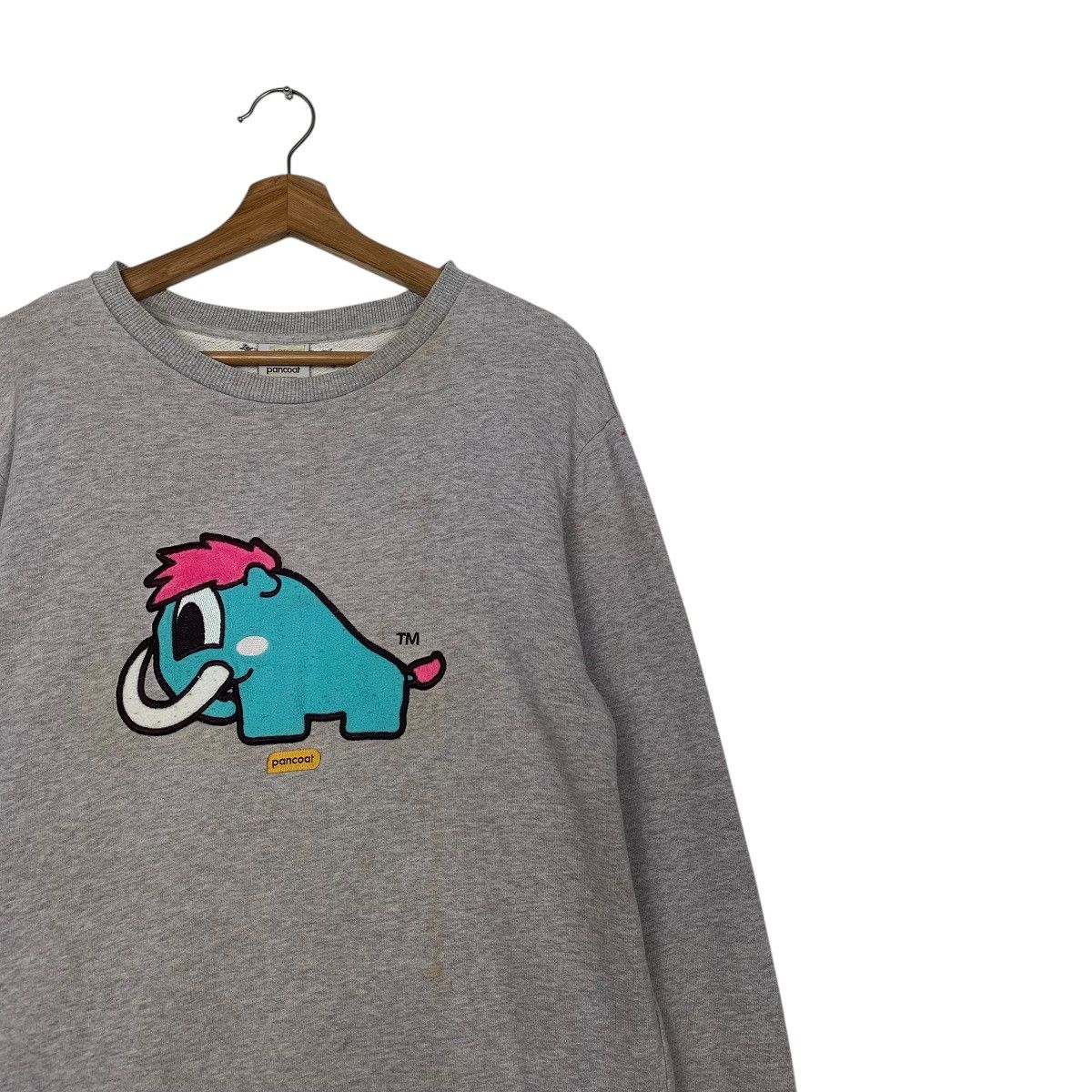 Japanese Brand Pancoat Big Logo Crewneck sweatshirt Size US M / EU 48-50 / 2 - 5 Thumbnail