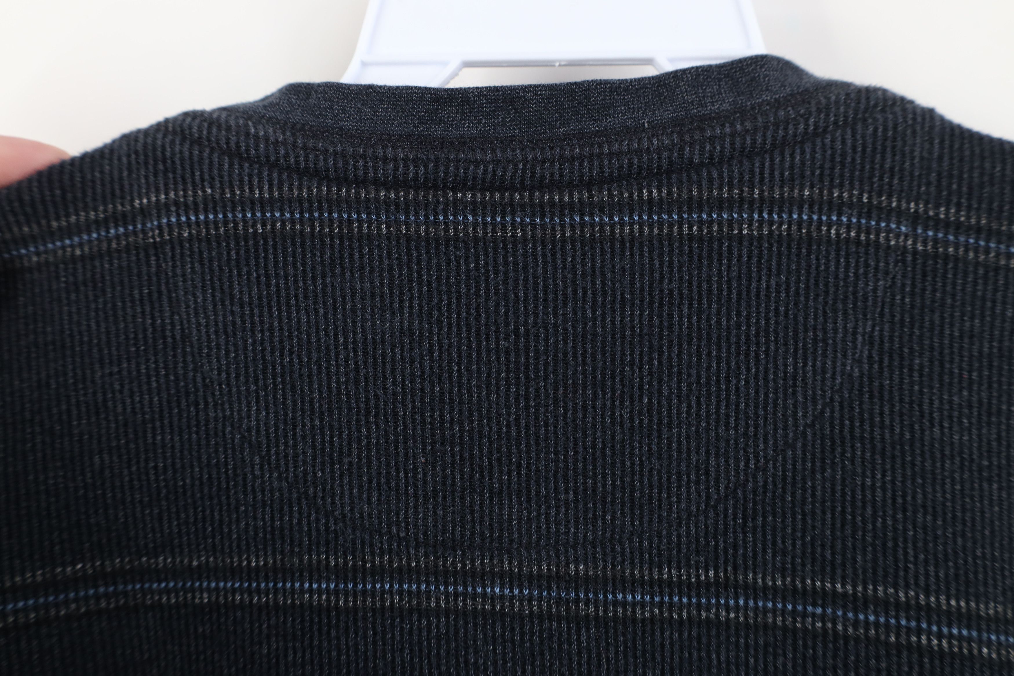 Vintage Vintage 90s Y2K Streetwear Ribbed Knit Henley T-Shirt Size US XL / EU 56 / 4 - 10 Thumbnail