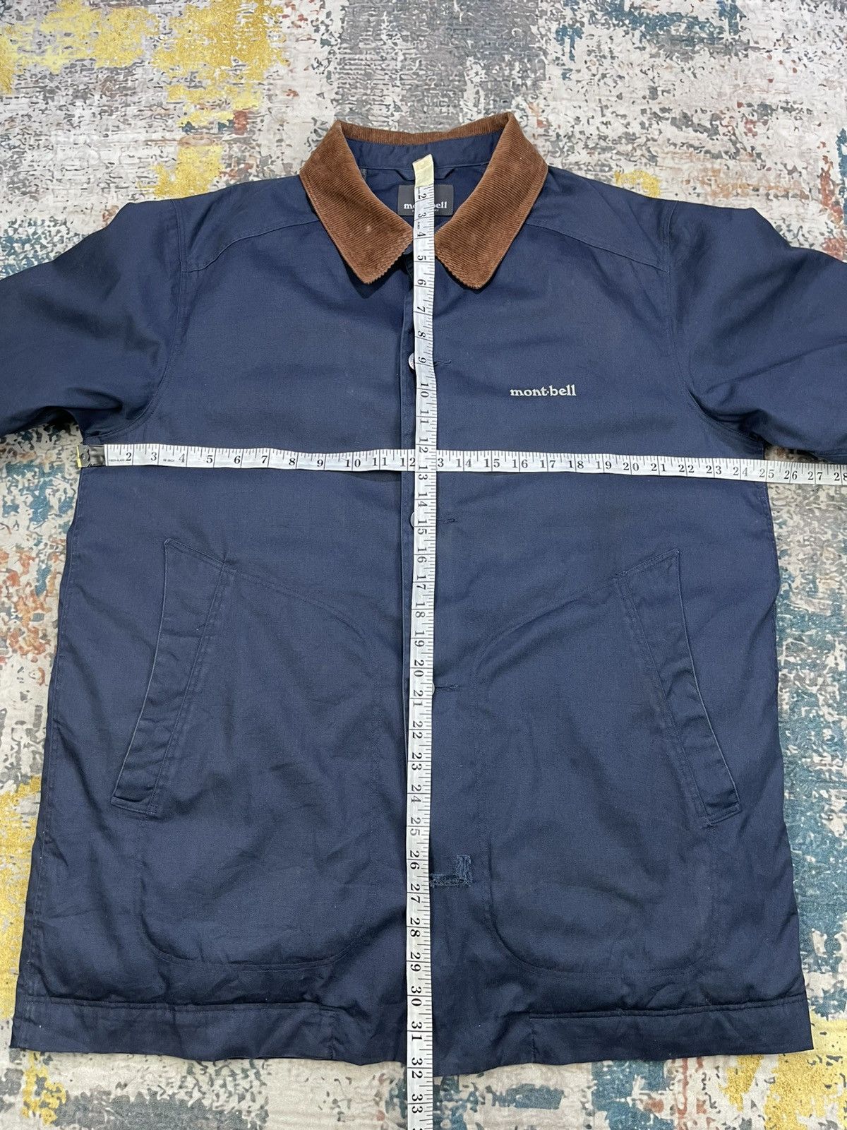 Montbell Mont-Bell Navy Country Down Jacket Size US L / EU 52-54 / 3 - 11 Thumbnail