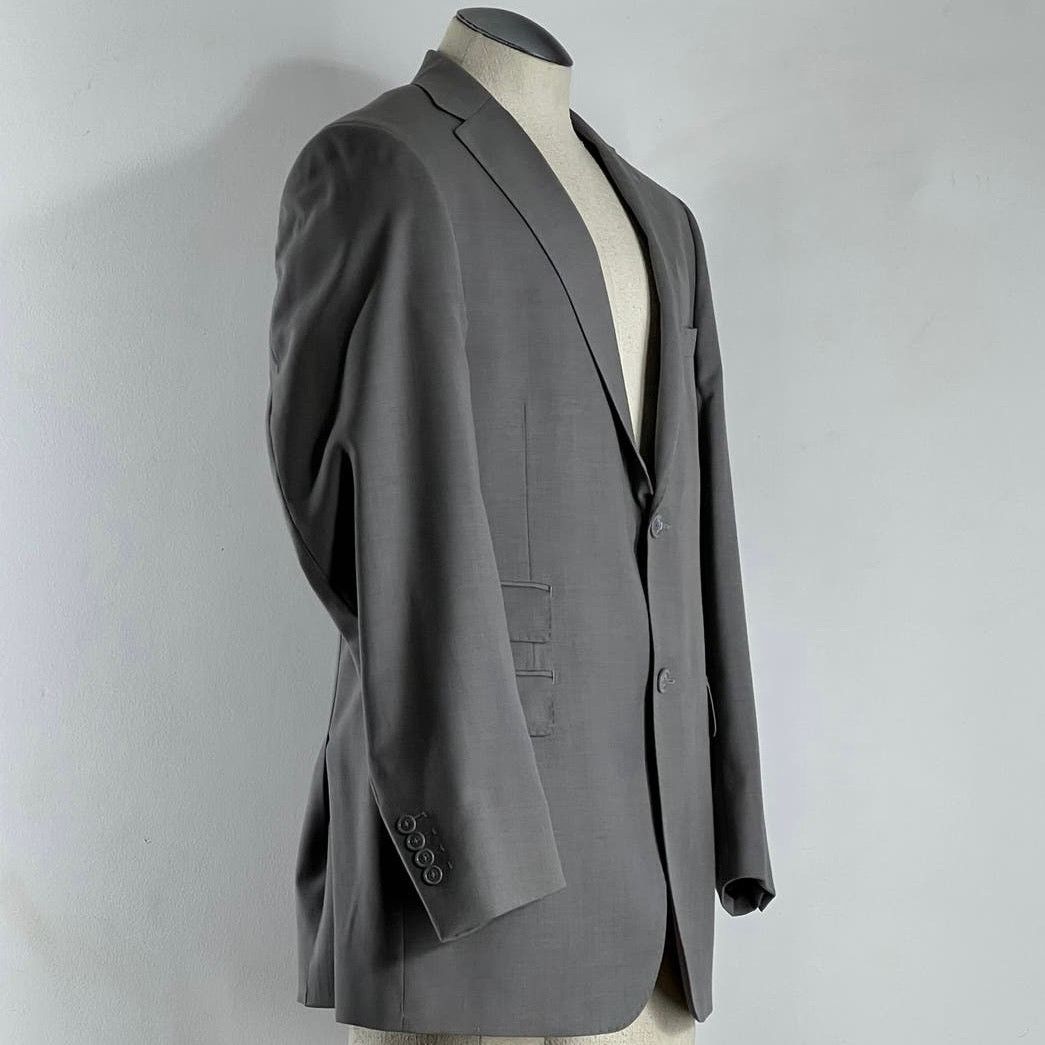 Valentino Valentino Mens Blazer Zegna 150S Gray Wool Silk Jacket Sz 42 Size US L / EU 52-54 / 3 - 5 Thumbnail