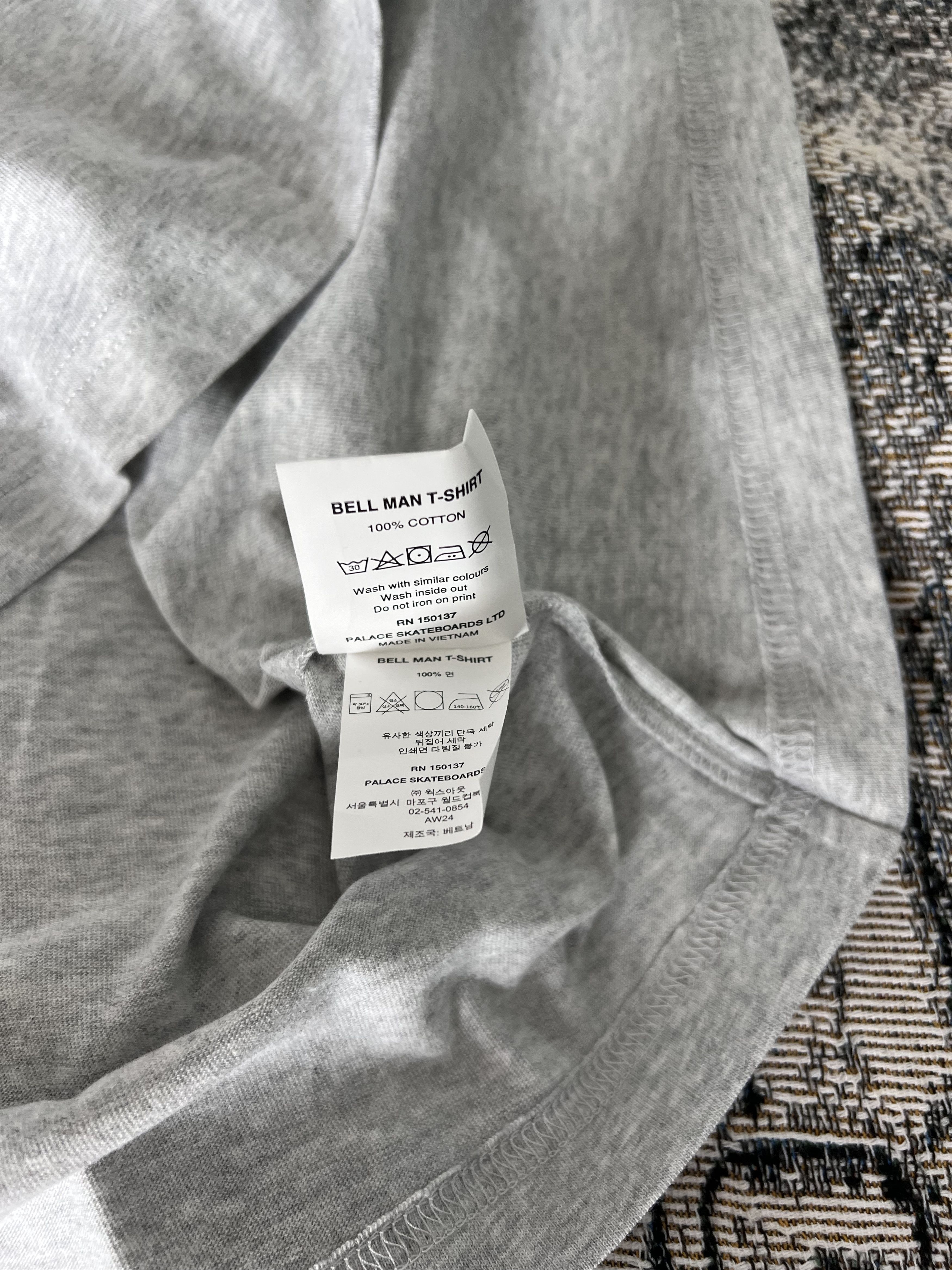 Palace Palace Palasonic Bell Man Tee in Gray Size US XL / EU 56 / 4 - 6 Thumbnail