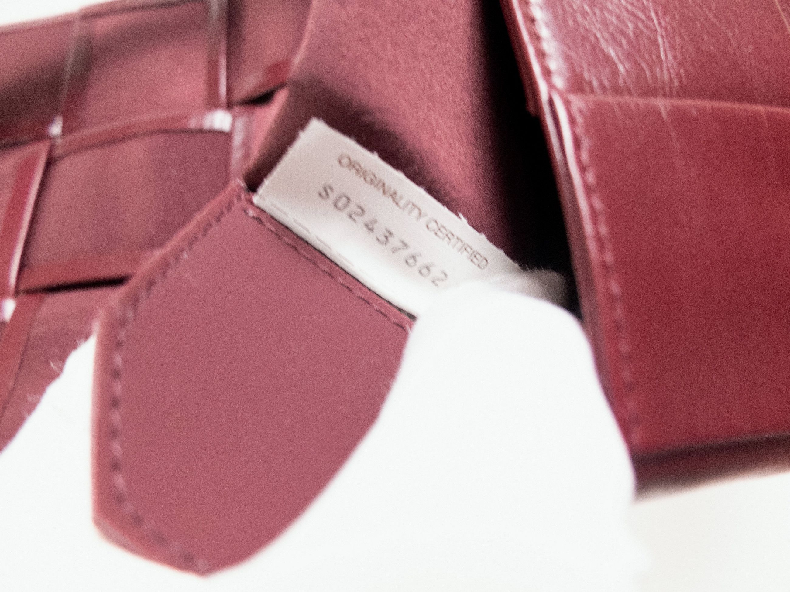 Bottega Veneta BOTTEGA VENETA Candy Cassette burgundy leather mini bag Size ONE SIZE - 14 Thumbnail