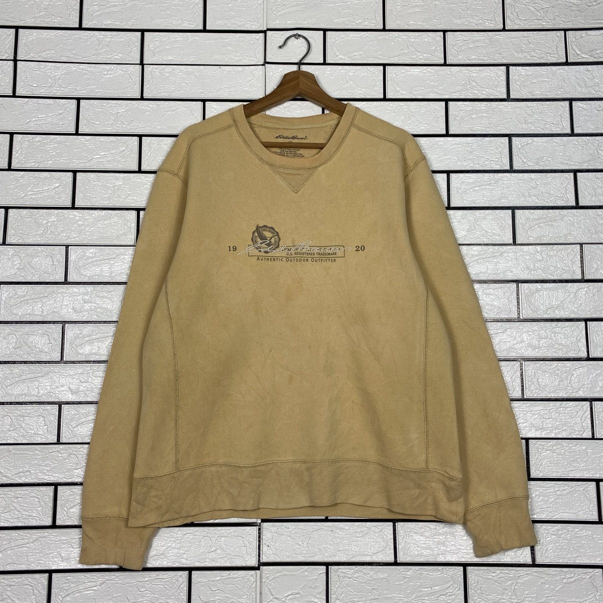 Japanese Brand Vintage Sweatshirt Eddie Bauer Big Logo Size US M / EU 48-50 / 2 - 2 Thumbnail