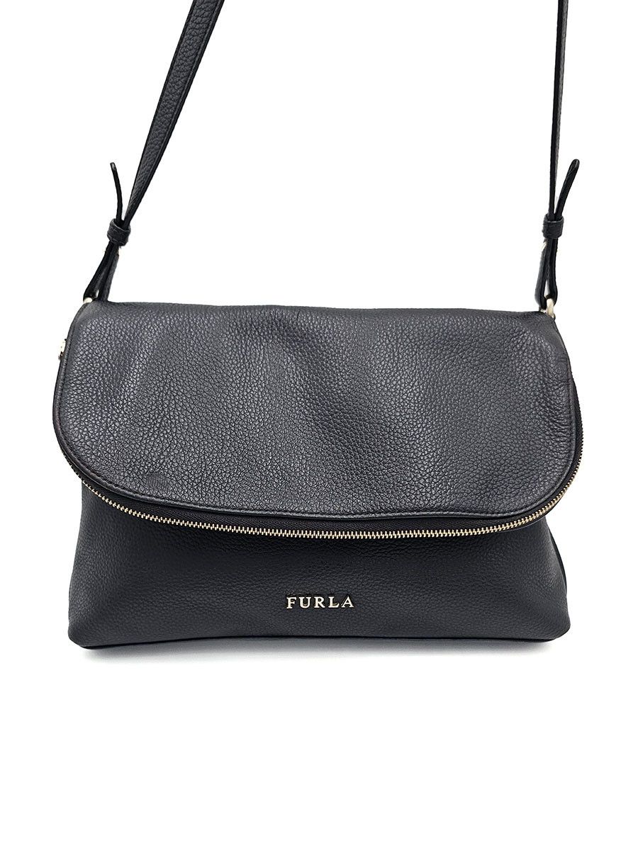 Furla Furla Noemi Black Leather Crossbody Bag Size ONE SIZE - 1 Thumbnail