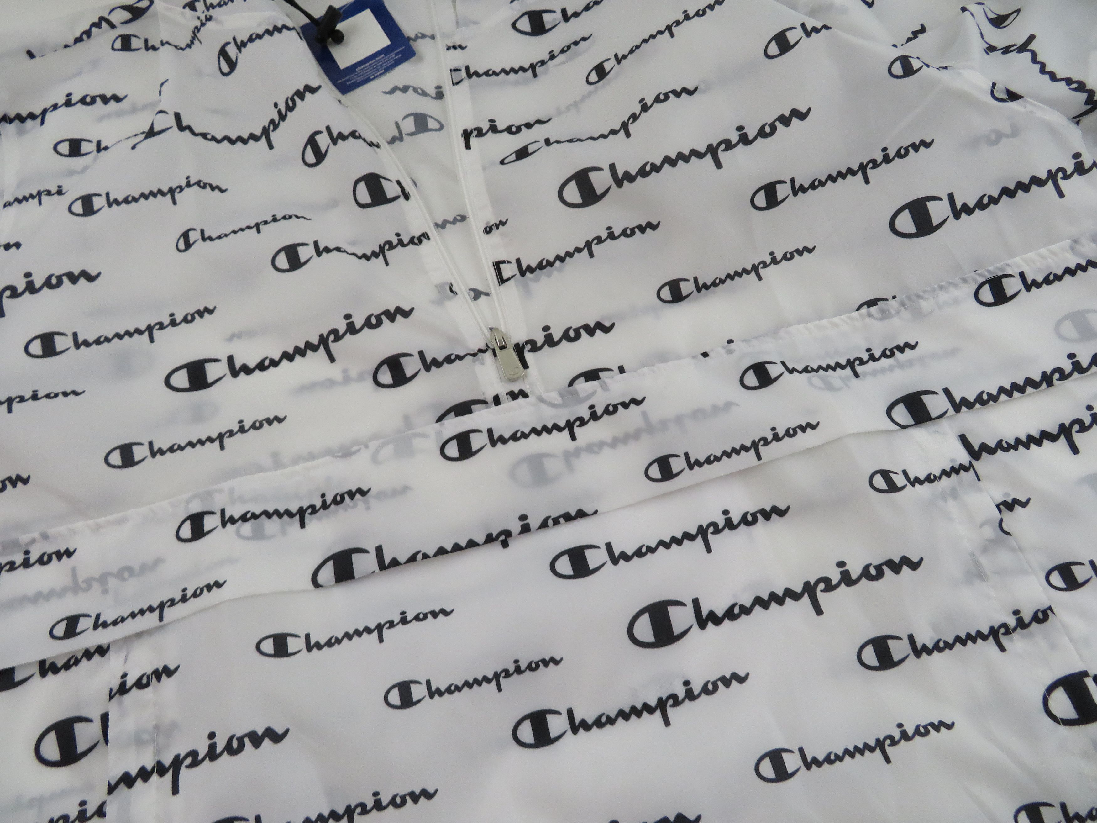 Champion × Vintage Champion Anorak Windbreaker Half-Zip All Over Print Jacket Size US XL / EU 56 / 4 - 4 Thumbnail