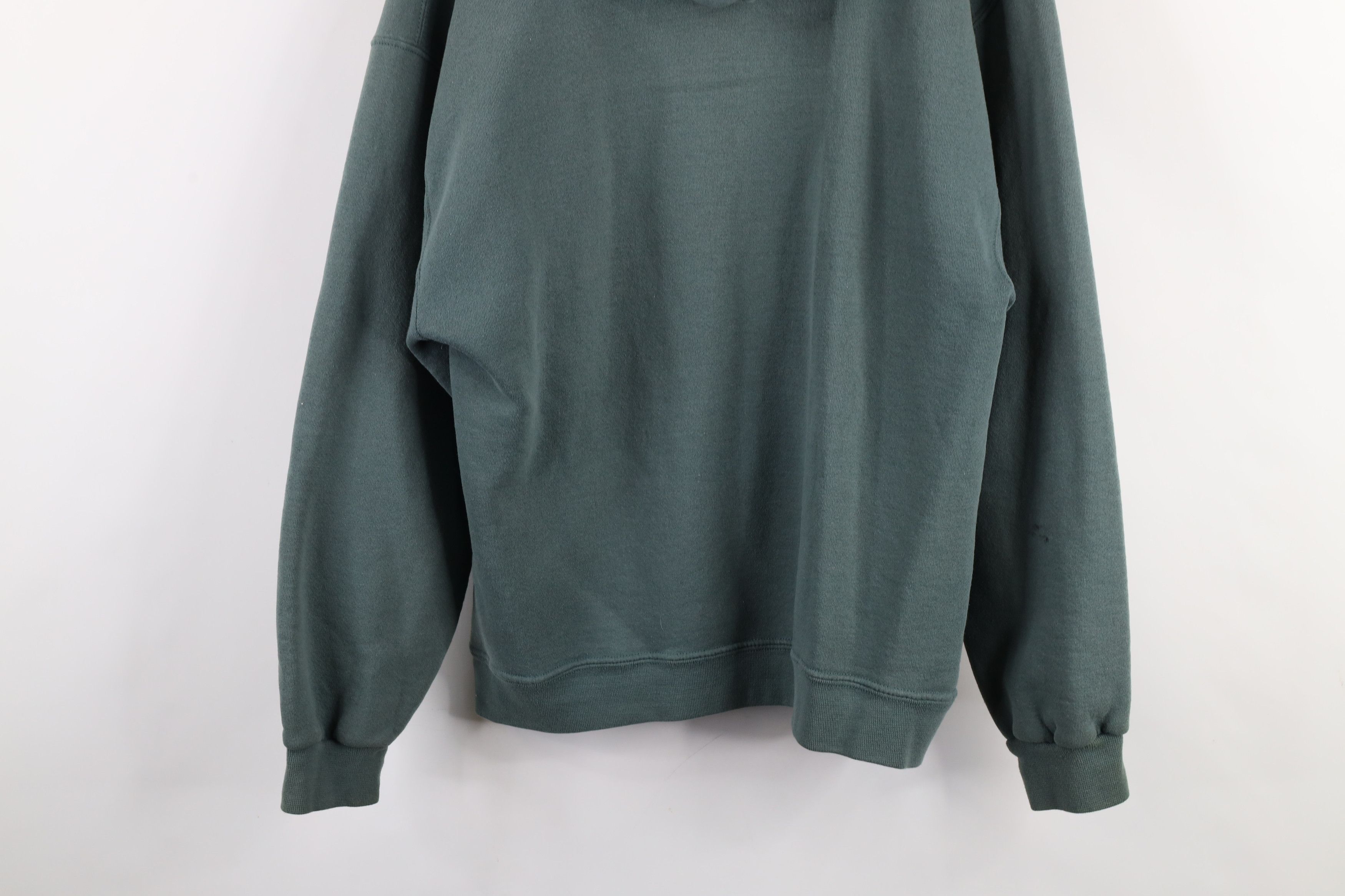 Russell Athletic × Vintage Vintage 90s Russell Athletic Hoodie Sweatshirt Light Green Size US L / EU 52-54 / 3 - 16 Thumbnail