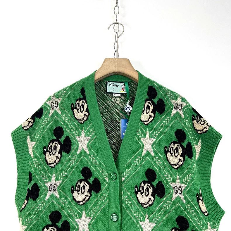 Gucci Gucci Co-branded Mickey Mouse pattern round neck sleeveles Size XS / US 0-2 / IT 36-38 - 3 Thumbnail