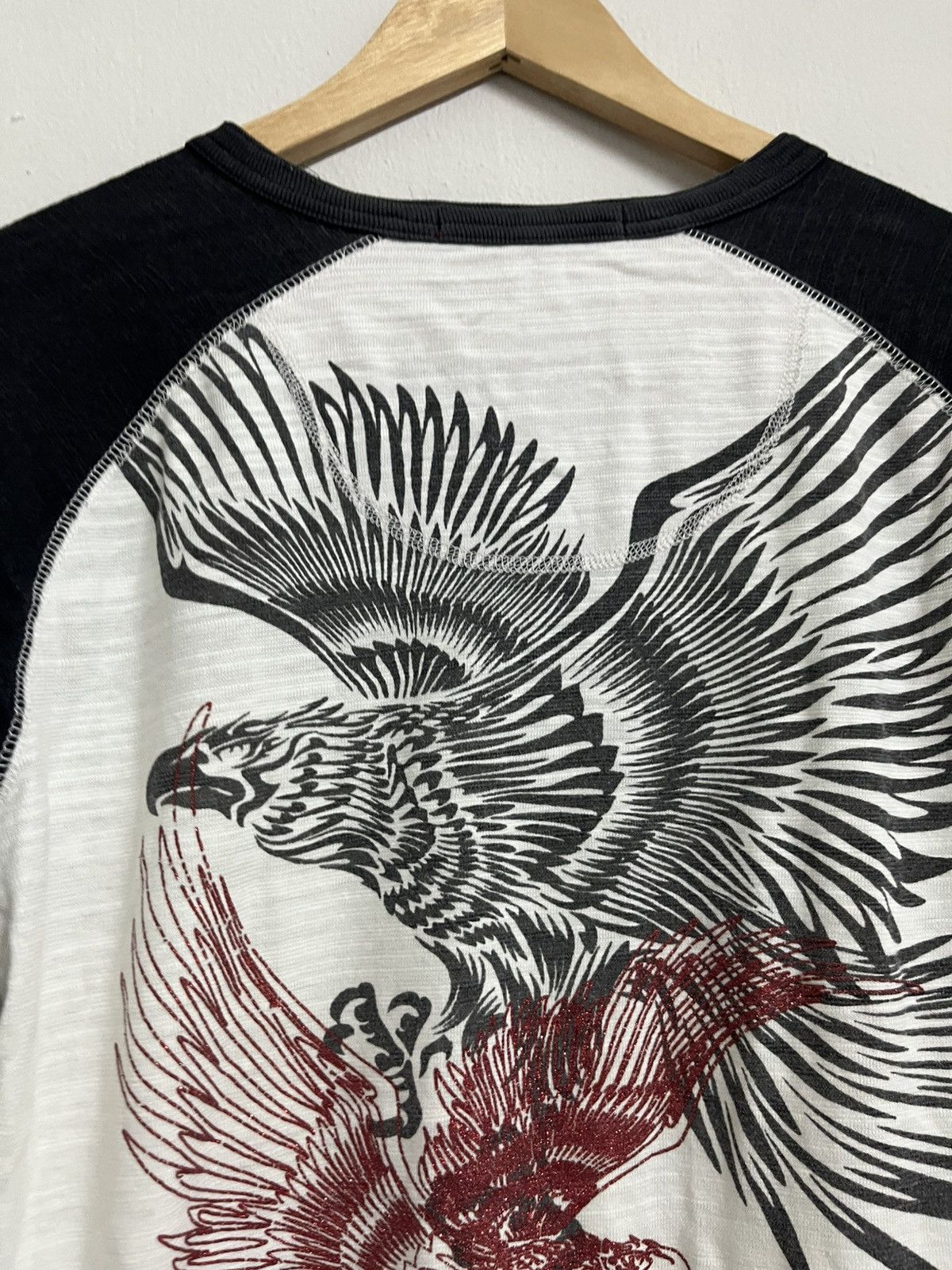 Addaptation Japan 💥VINTAGE ! Y2K Phoenix Dragon Sukajan Tradition Japan Tee Size US L / EU 52-54 / 3 - 13 Thumbnail
