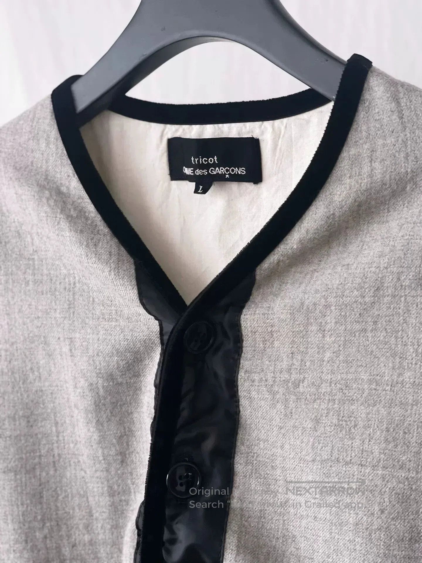 Tricot Comme des Garcons Comme des Garçons Wool Jacket. Size L / US 10 / IT 46 - 2 Thumbnail