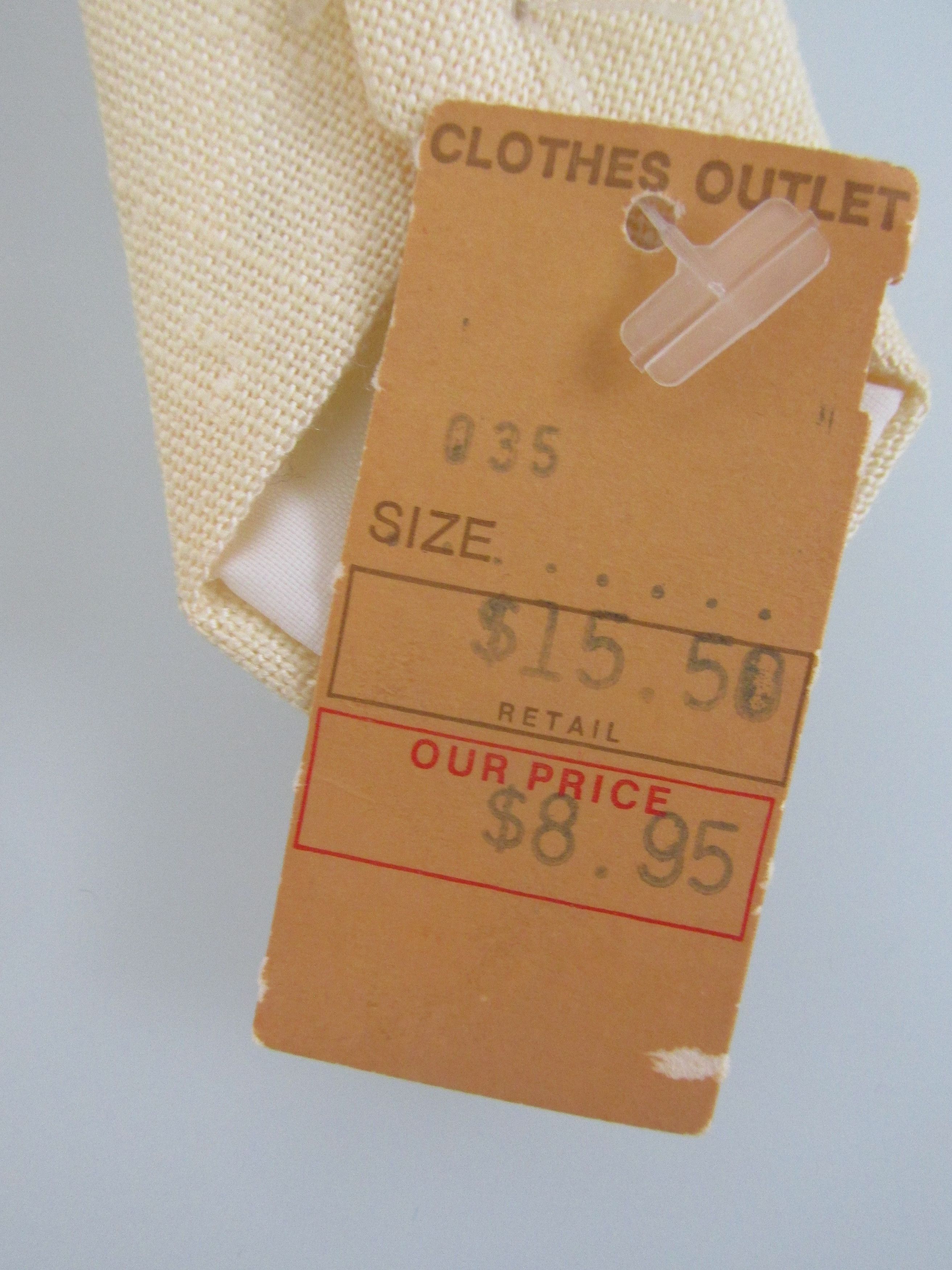Vintage Designers Originals (NWT) Vintage Men's Linen Tie Size ONE SIZE - 6 Thumbnail