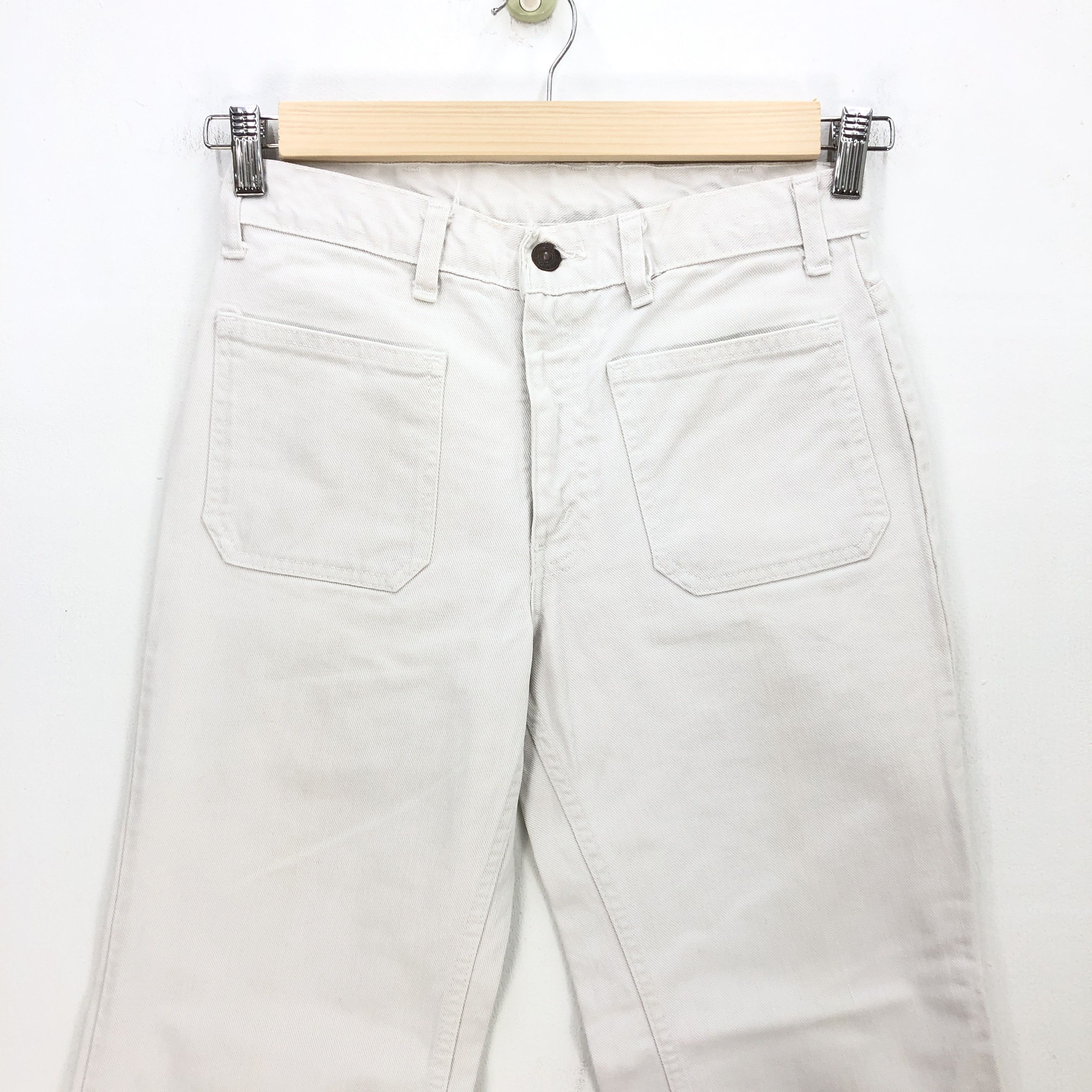 If Six Was Nine Vintage Levi's Bootcut Jeans Flare Levis Wide Leg Bush Pants Size 28" / US 6 / IT 42 - 3 Thumbnail