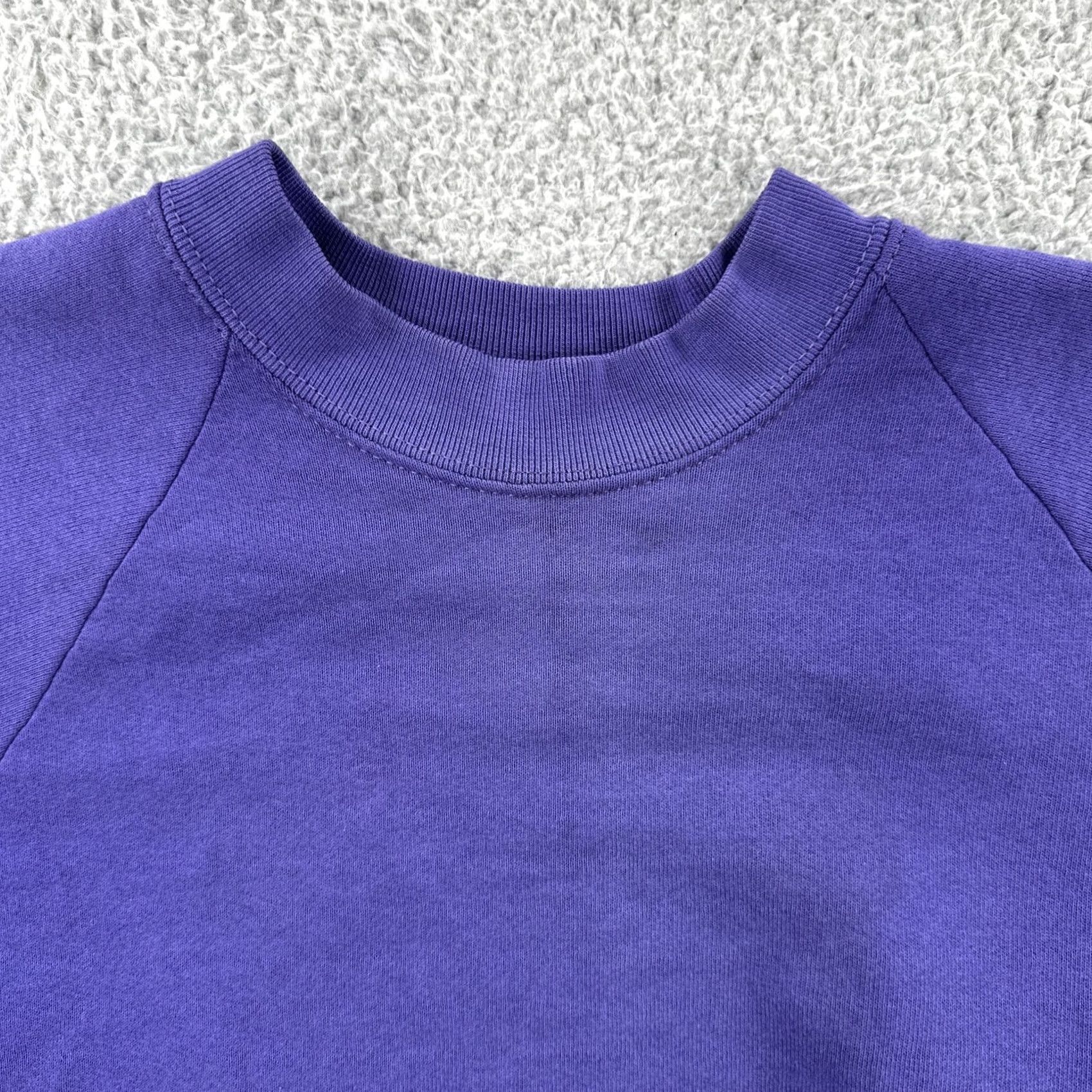 Fruit Of The Loom VINTAGE Fruit Of The Loom Purple Raglan Sweatshirt Womens M USA 90s Size M / US 6-8 / IT 42-44 - 5 Thumbnail