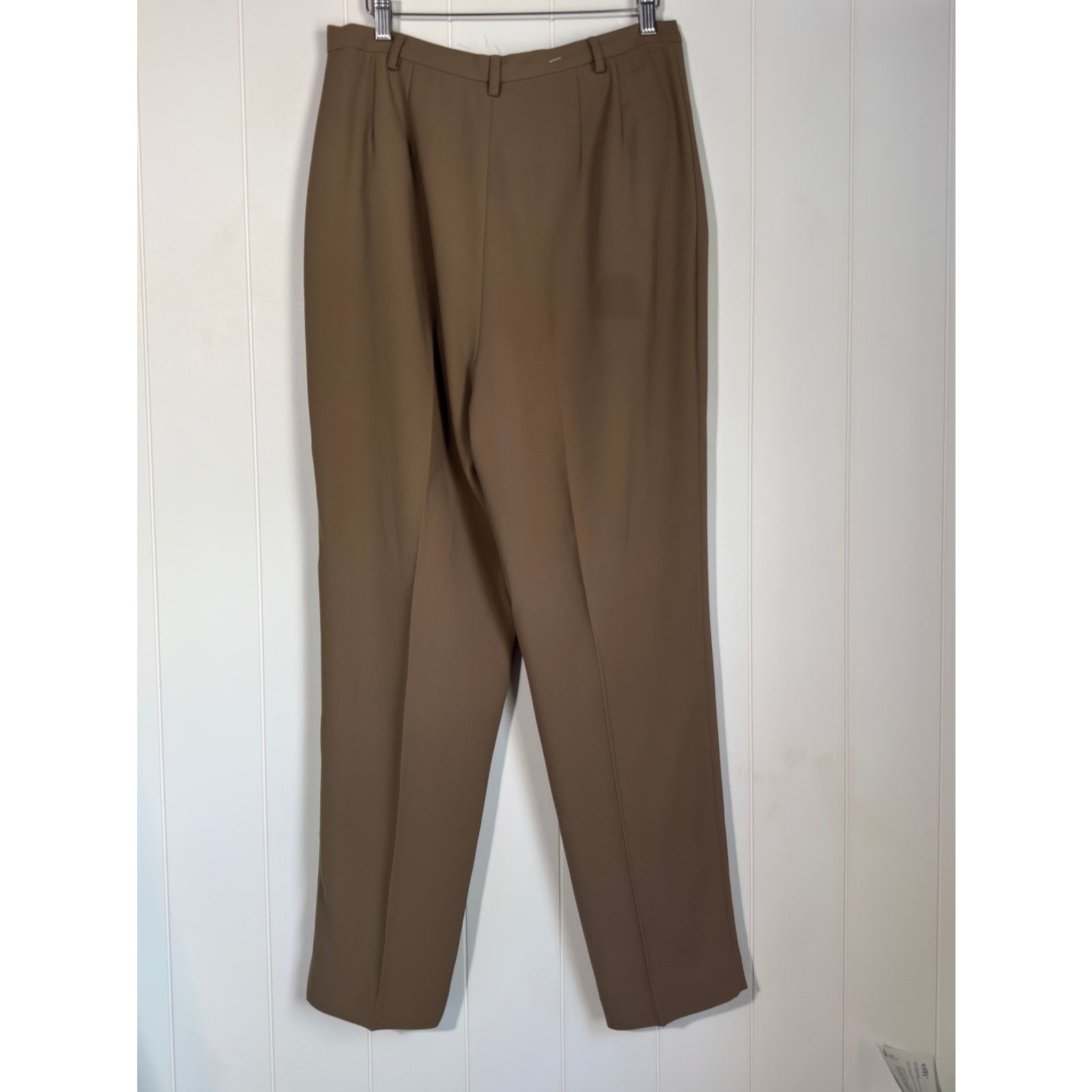 Other Max Studio Trousers Pleated Brown Dress Pants Size 11/12 Size 31" - 5 Thumbnail