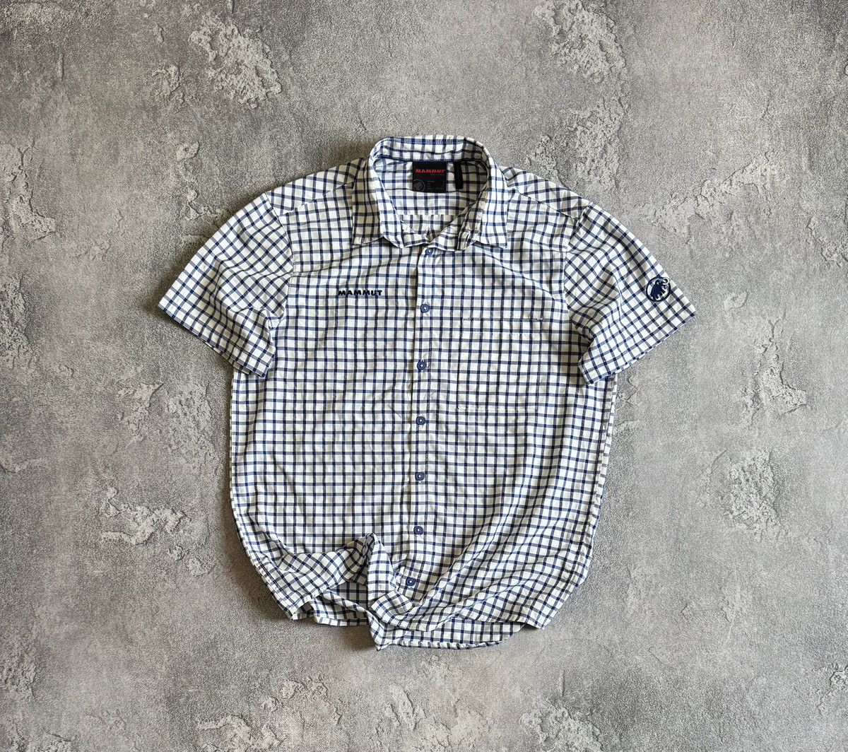Mammut Mammut L/size Chekered shirt button up short sleeve outdoor Size US L / EU 52-54 / 3 - 1 Thumbnail