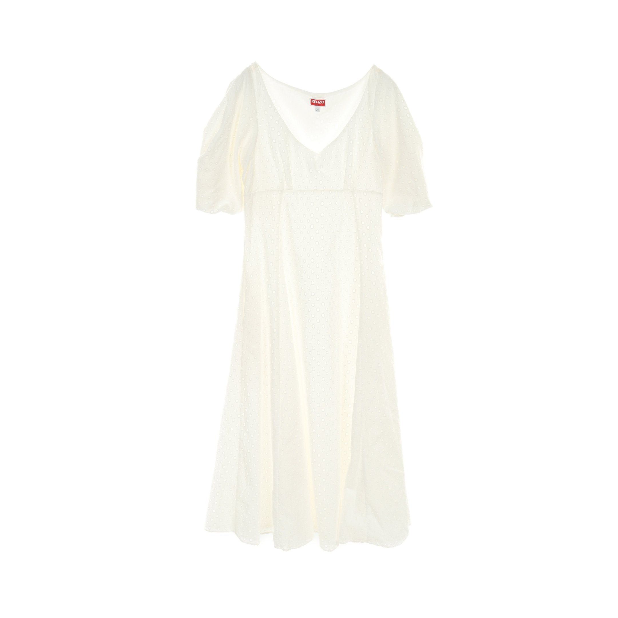 Kenzo Kenzo One Piece Puff Sleeve Cotton White 23Ss Size ONE SIZE - 1 Thumbnail
