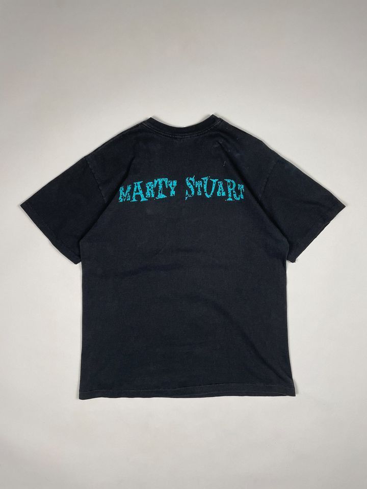 Band Tees × Hanes × Vintage Vintage 1992 Marty Stuart Country Music T-Shirt Size US L / EU 52-54 / 3 - 2 Thumbnail