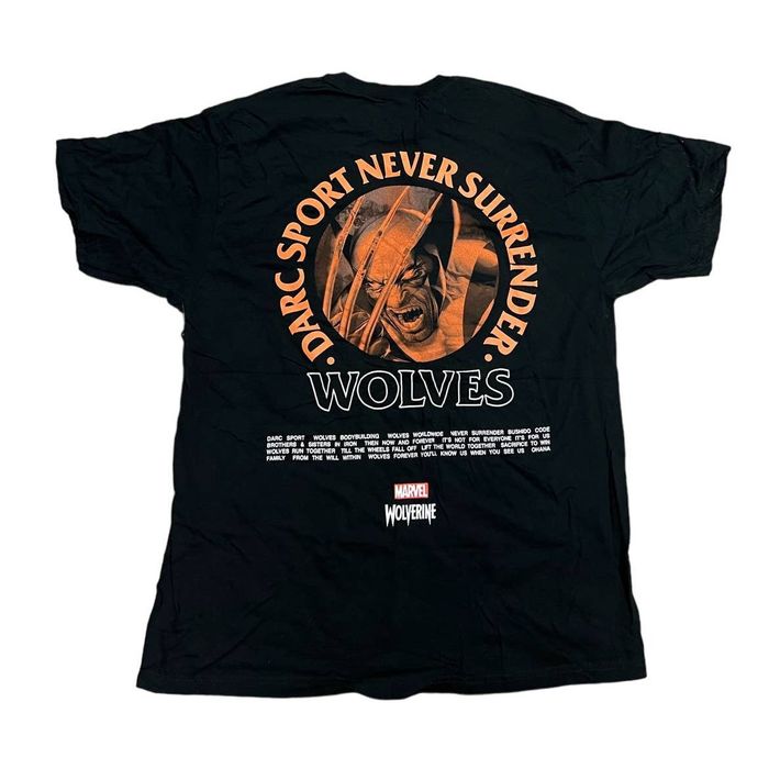Darc Sport Darc Sport Men's X Marvel Wolverine Wolves Tee TShirt Grailed