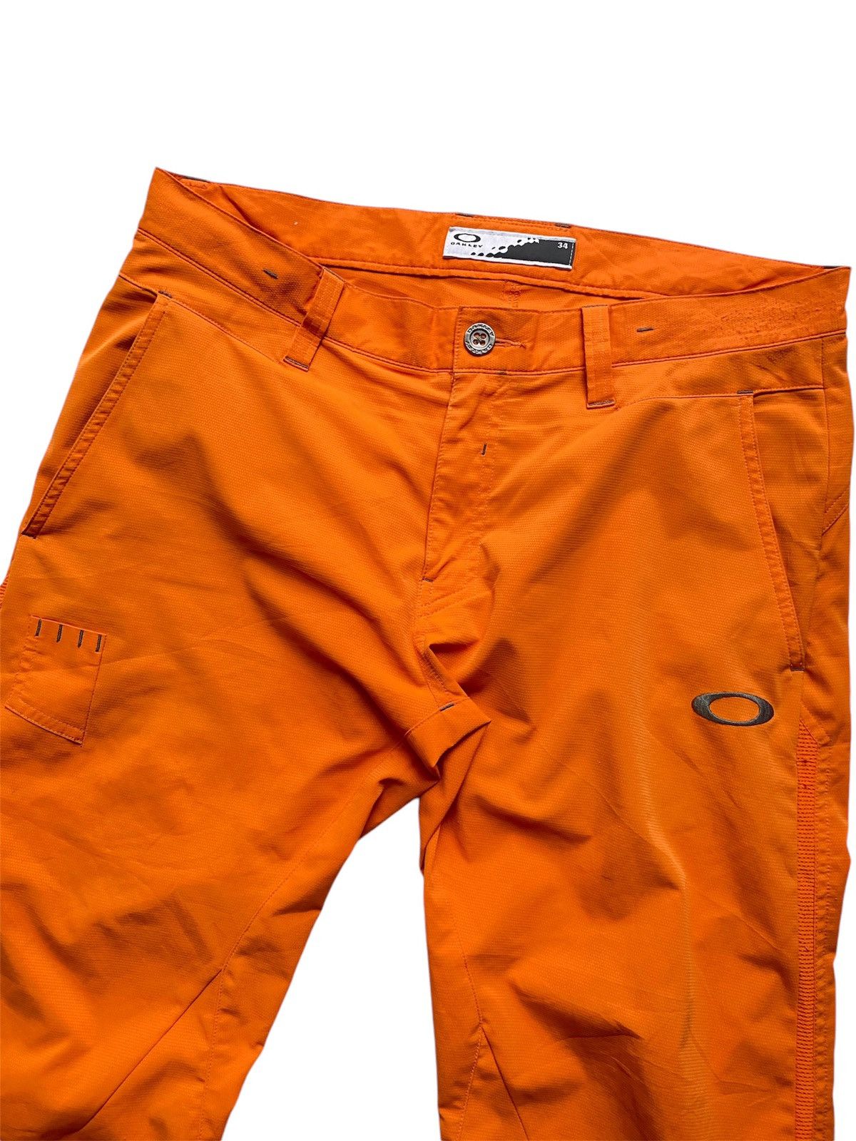 Oakley × Vintage Rare oakley nylon orange pants 2000s Size US 33 - 3 Thumbnail