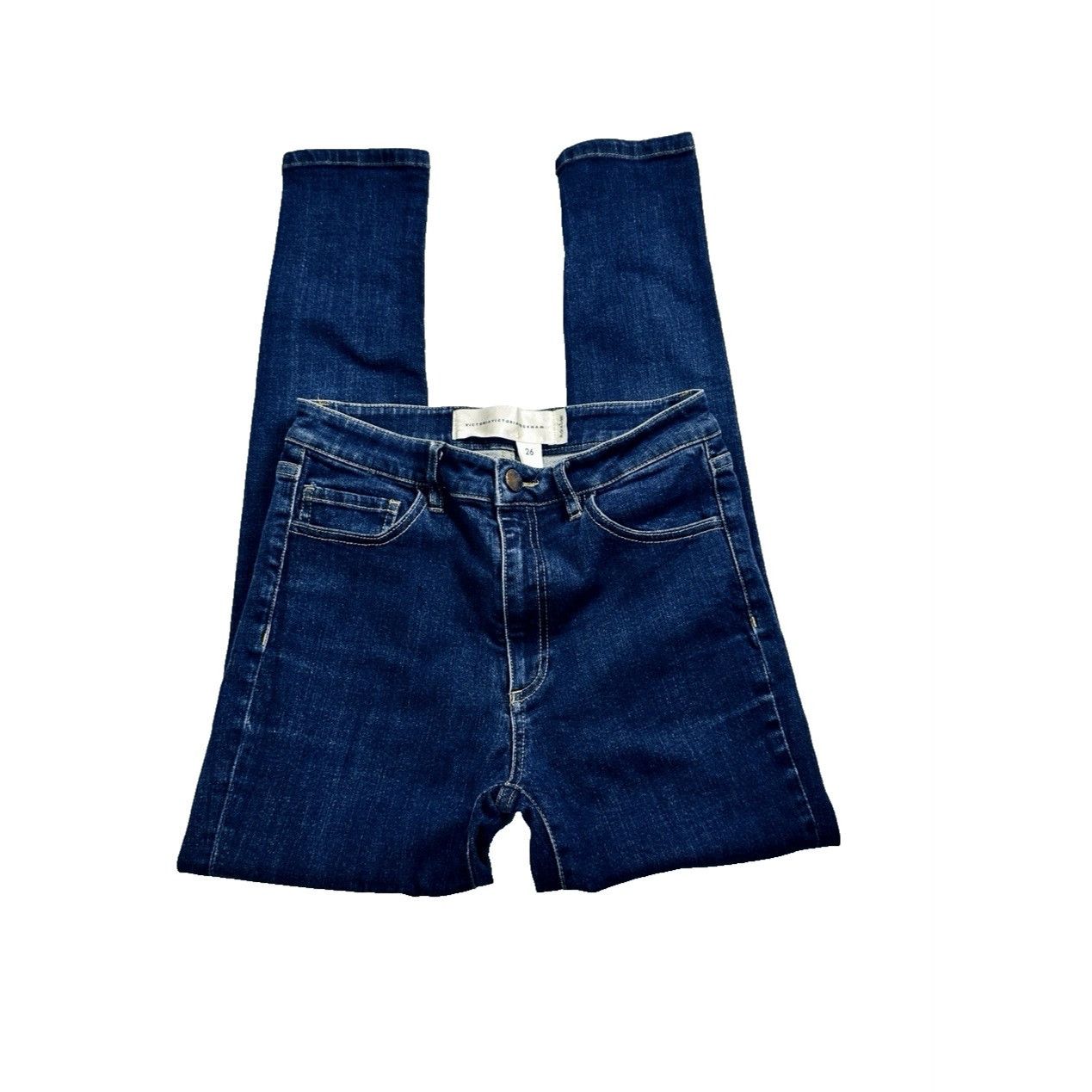 Victoria Beckham Victoria Victoria Beckham Skinny Jeans Womens 26 Dark Wash Size 26" / US 2 / IT 38 - 5 Thumbnail