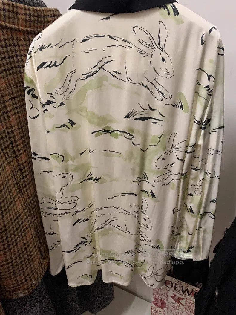 Jil Sander Jil Sander size 36 Lunar Rabbit Tencel Shirt Size XXS / US 00 / IT 34 - 2 Thumbnail