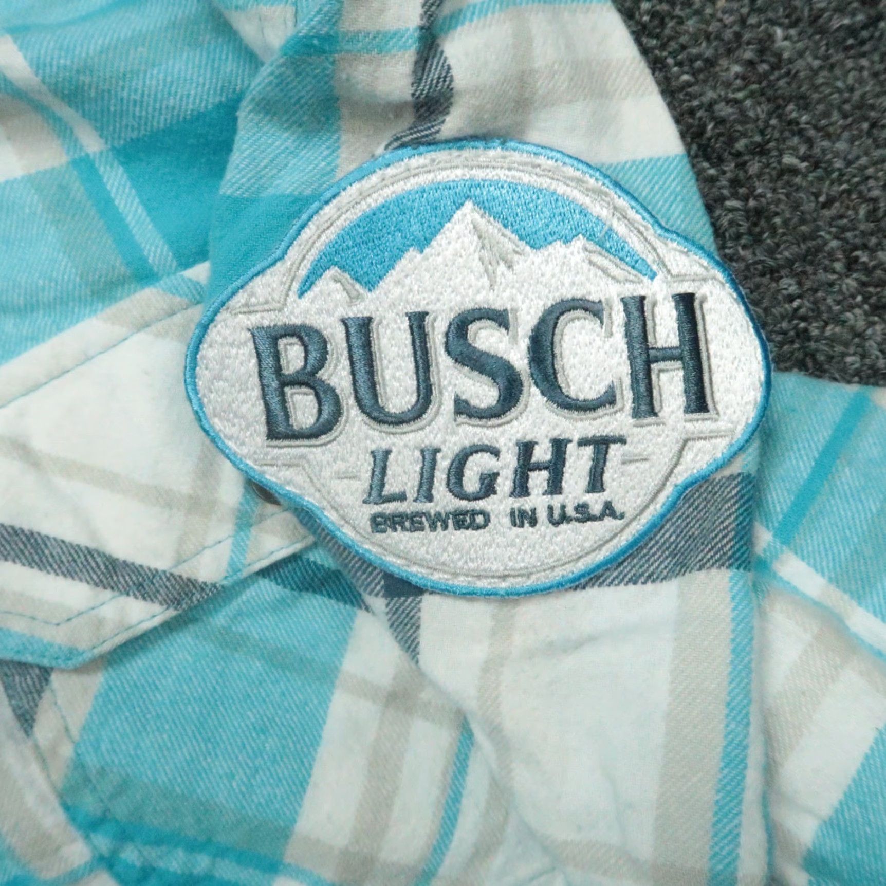 Vintage Angry Minnow Shirt Mens Large Blue Plaid Flannel Button-Up Size US L / EU 52-54 / 3 - 5 Thumbnail
