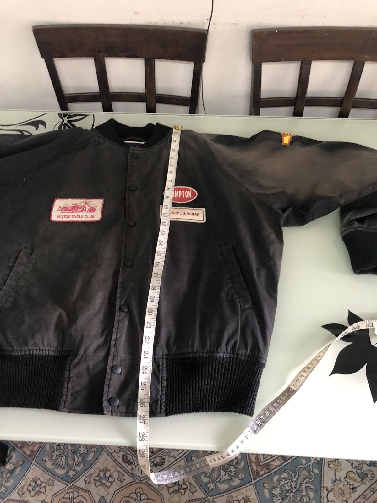 Von Dutch Vintage Von Dutch Big Logo Faded Colour Bomber Jacket Size US L / EU 52-54 / 3 - 23 Thumbnail
