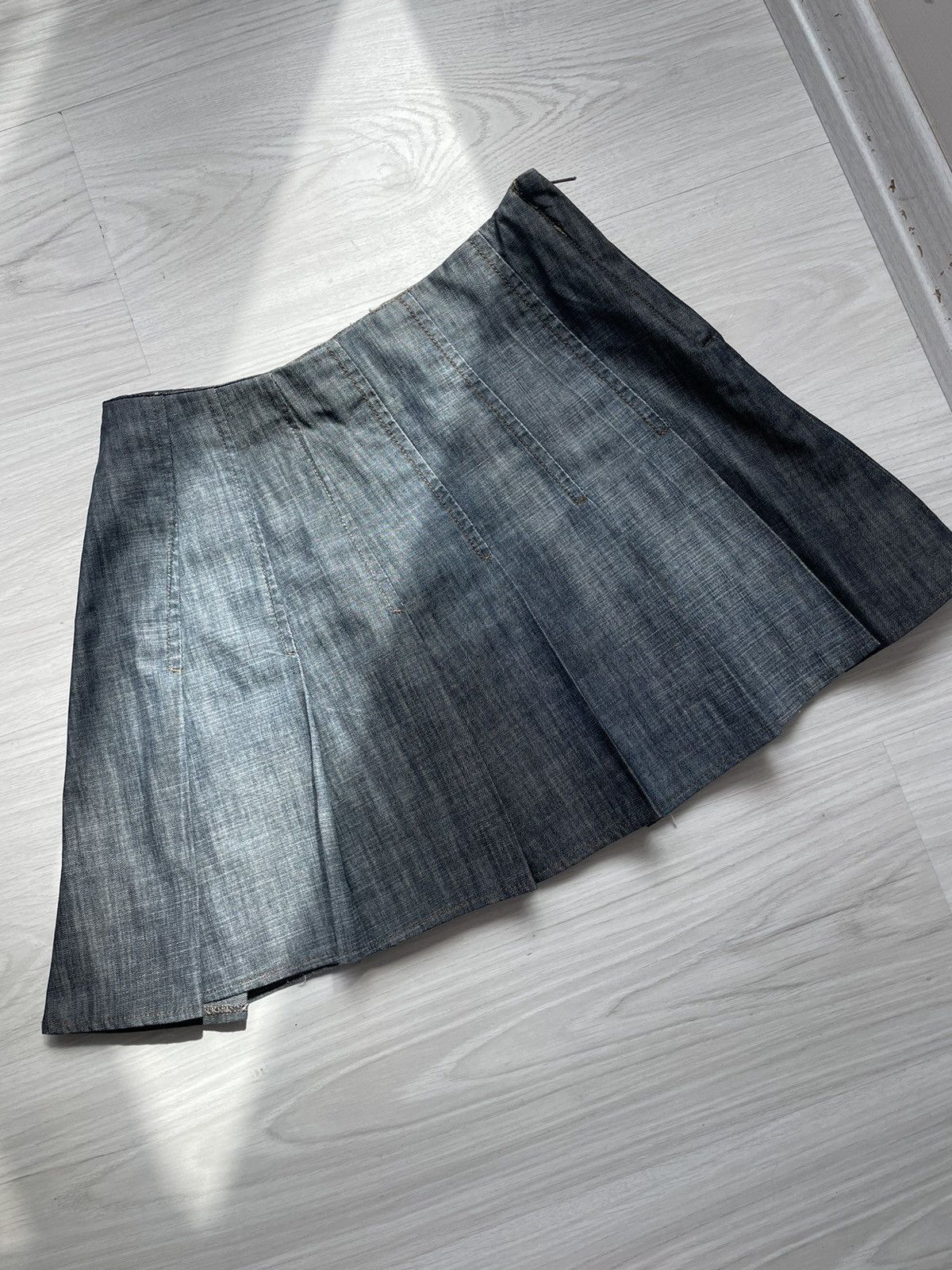 Vintage Denim skirt Size 25" / US 0 / IT 36 - 3 Thumbnail