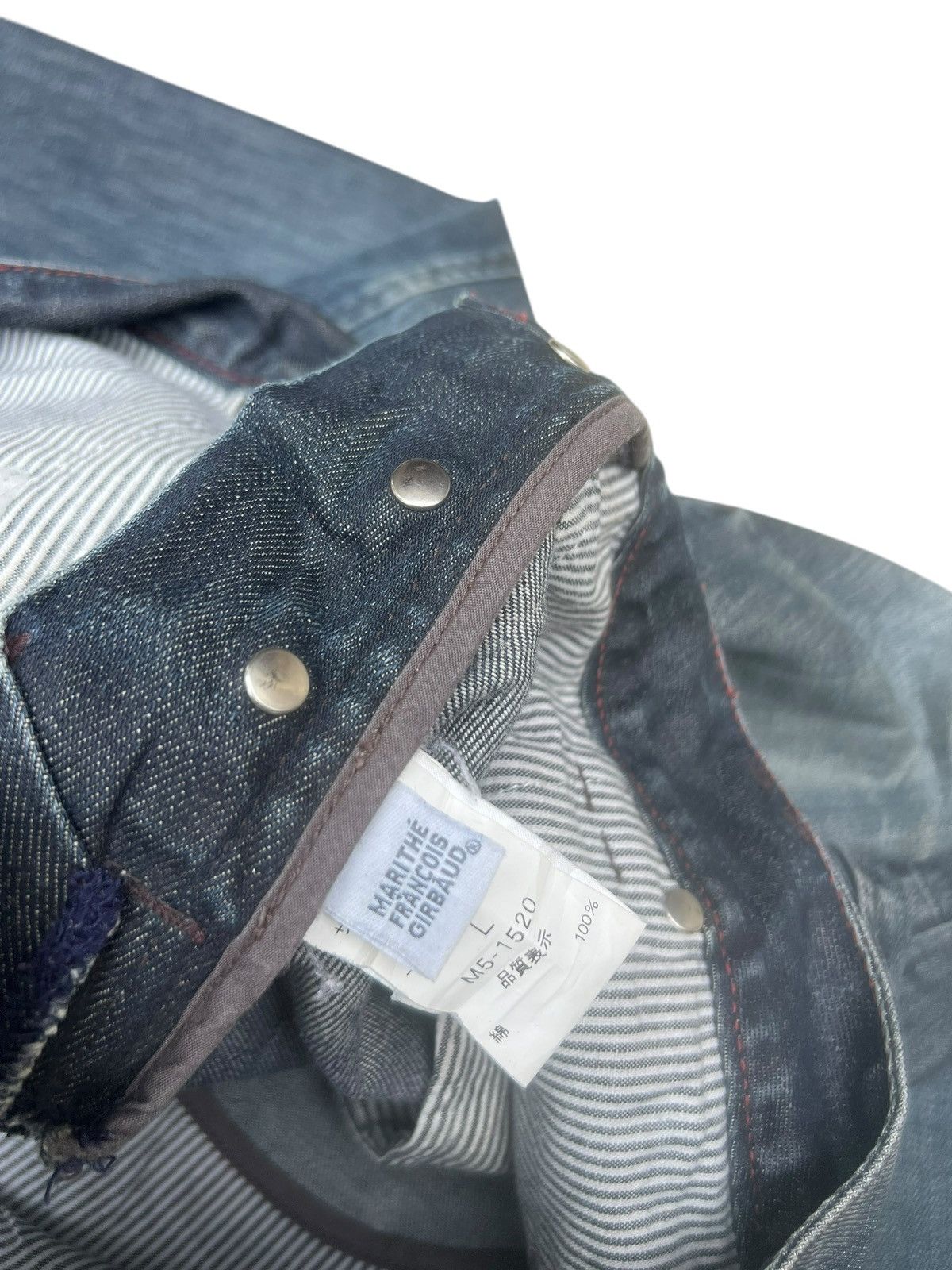 Marithe + Francois Girbaud Vintage Y2K Marithe Francois Girbaud Mud Denim Jeans Size US 32 / EU 48 - 21 Thumbnail
