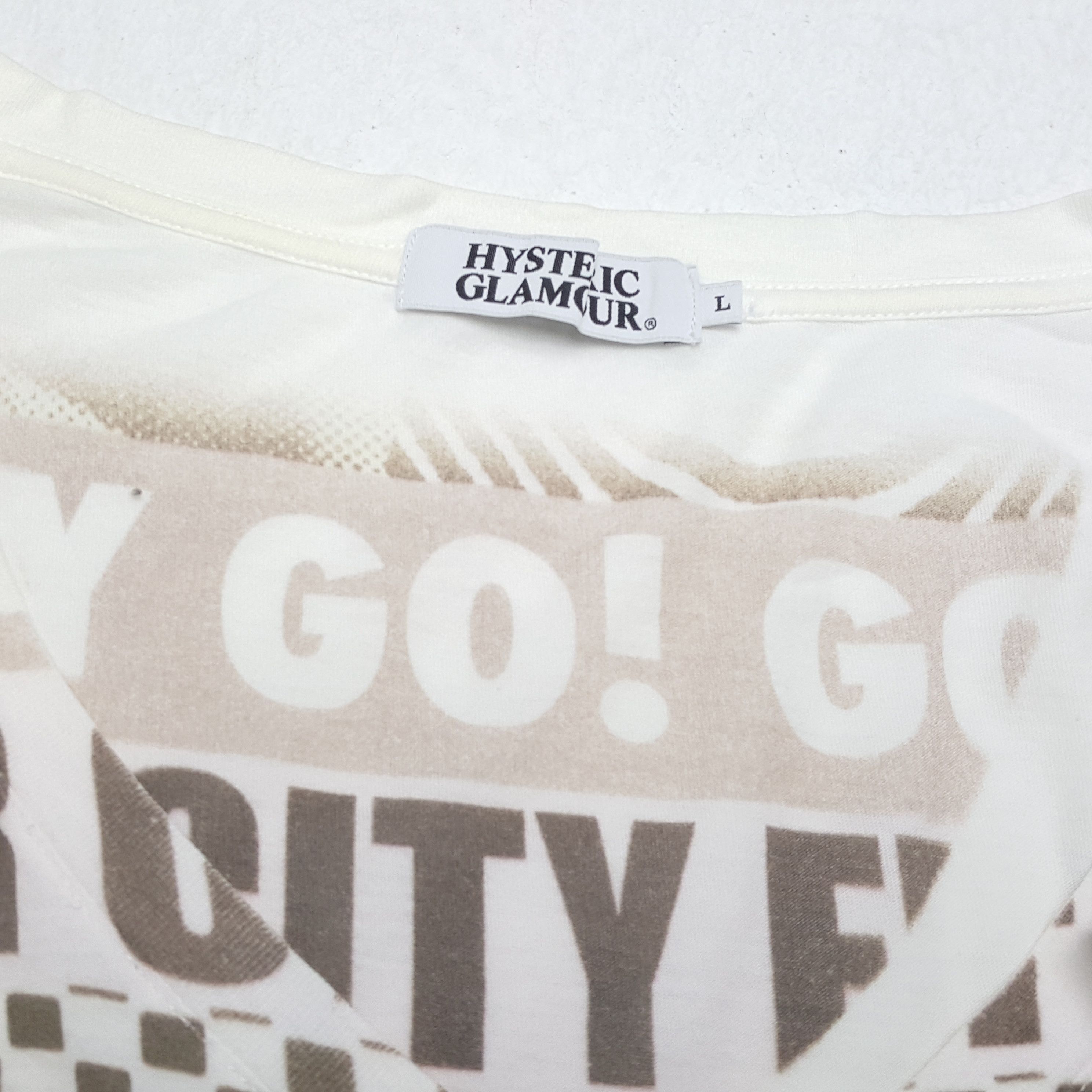 Hysteric Glamour × Japanese Brand × Vintage Vintage HYSTERIC GLAMOUR Japanese Fashion Brand T-Shirts Size US L / EU 52-54 / 3 - 8 Thumbnail