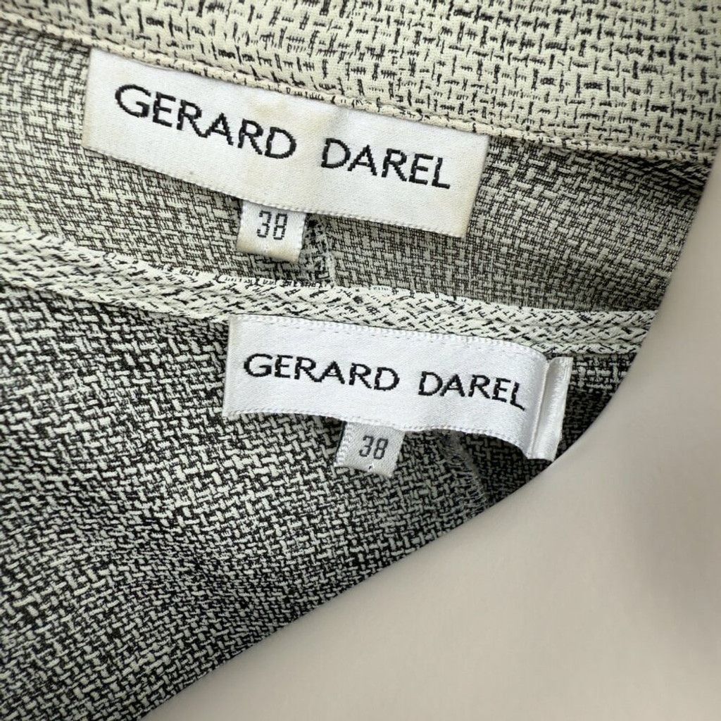 Gerard Darel GERARD DAREL 3 Pc Suit Flowy Gray Green Beige Pants Set s 38 Size S / US 4 / IT 40 - 12 Thumbnail